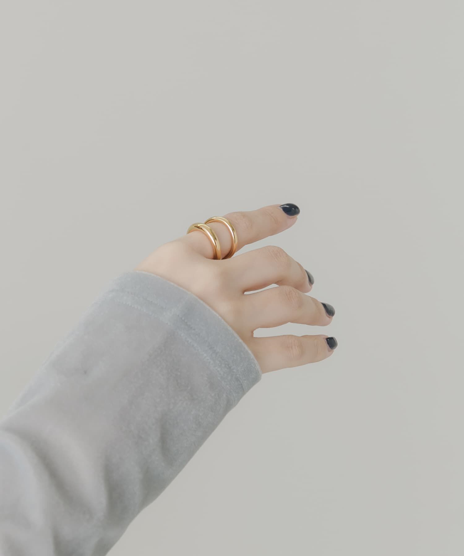 SMELLY「ステンレスニュアンスラインリング」|リング|