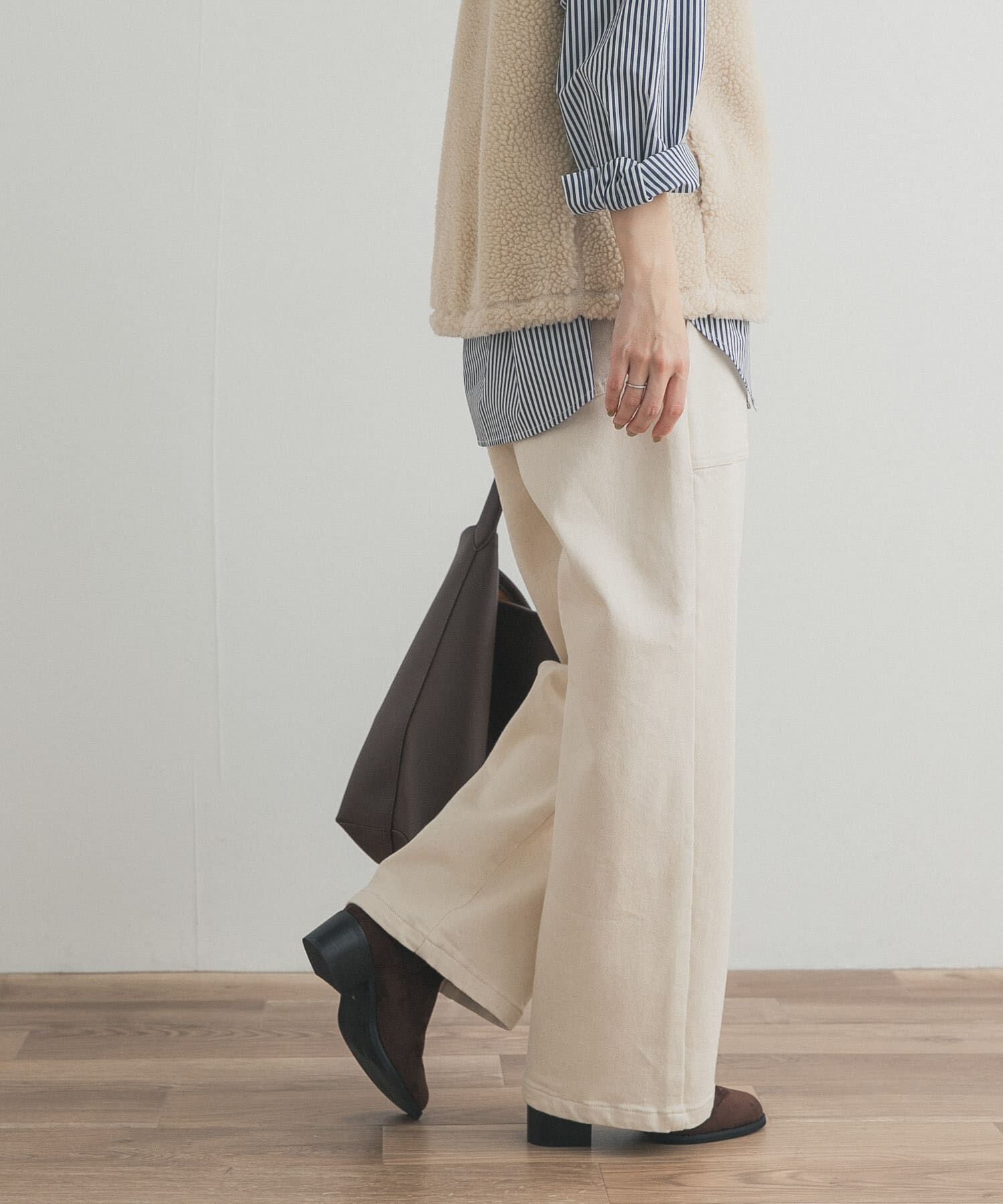 URBAN RESEARCH DOORS「裏起毛ベイカーイージーパンツ」|その他|