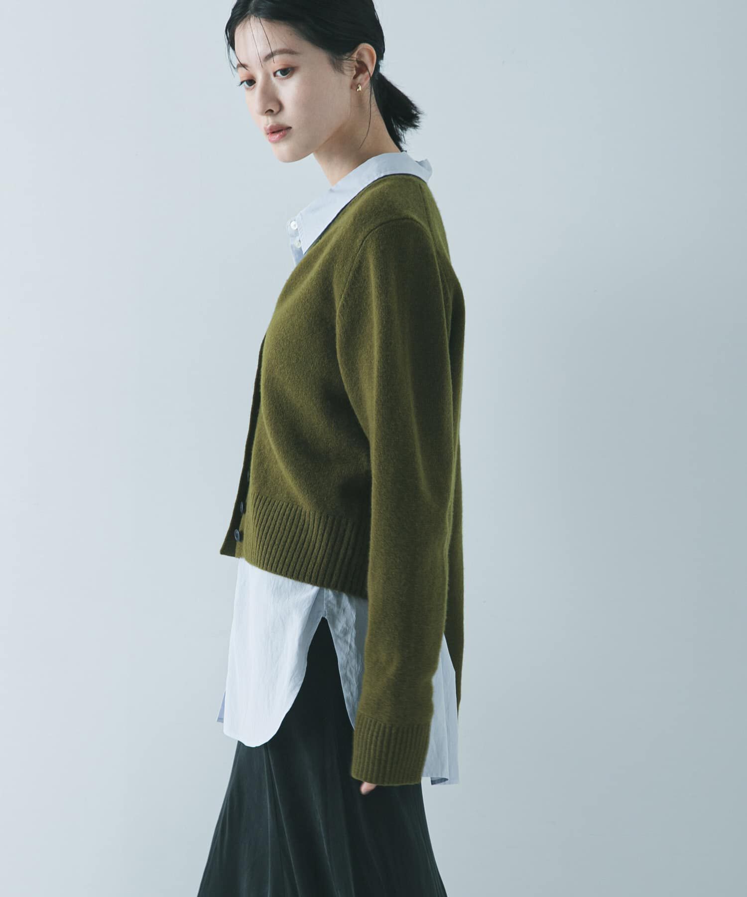 URBAN RESEARCH「カシミヤ強縮Vネックカーディガン」|カーディガン|