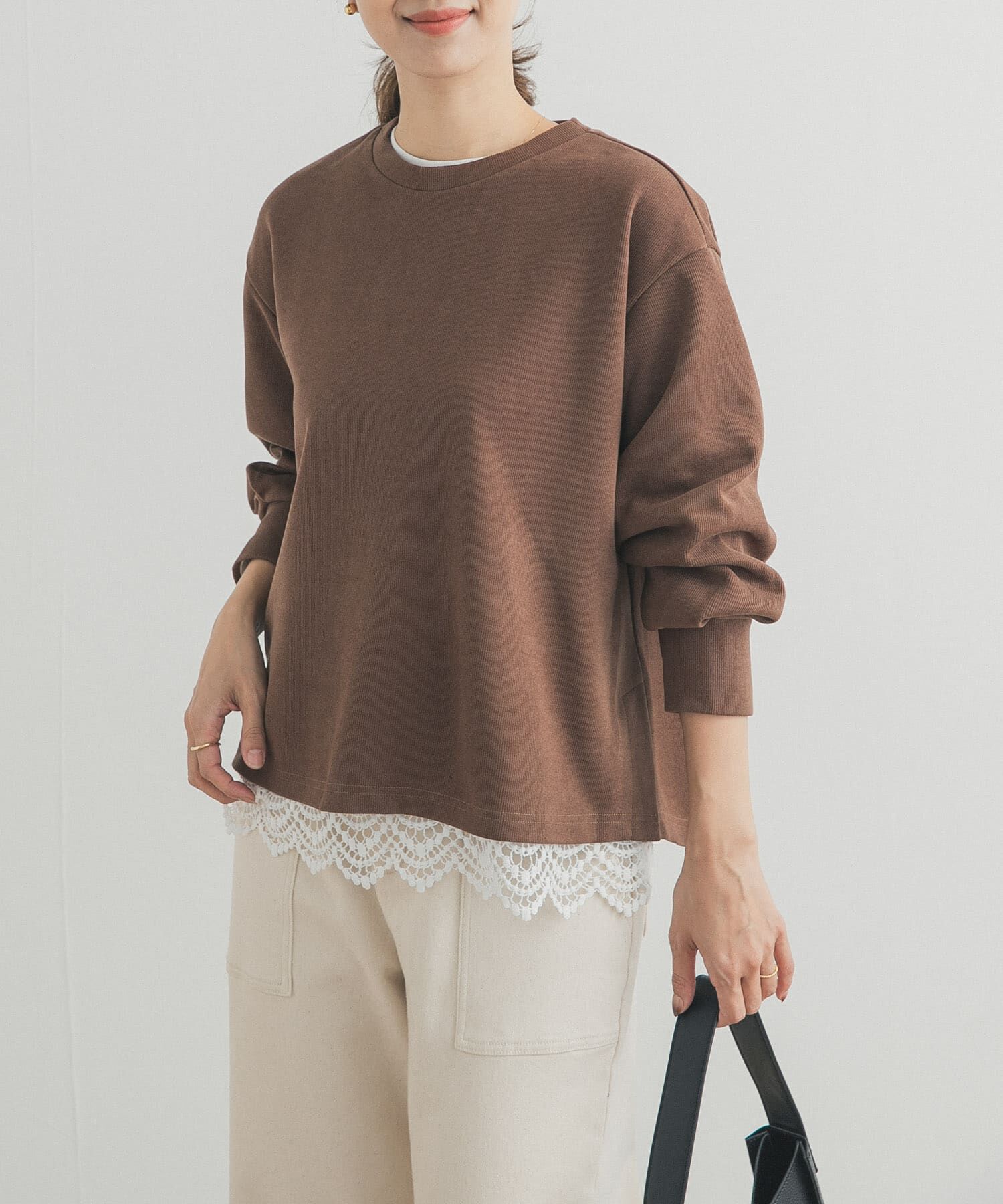 URBAN RESEARCH DOORS「BACKリングドットプルオーバー」|Tシャツ・カットソー|