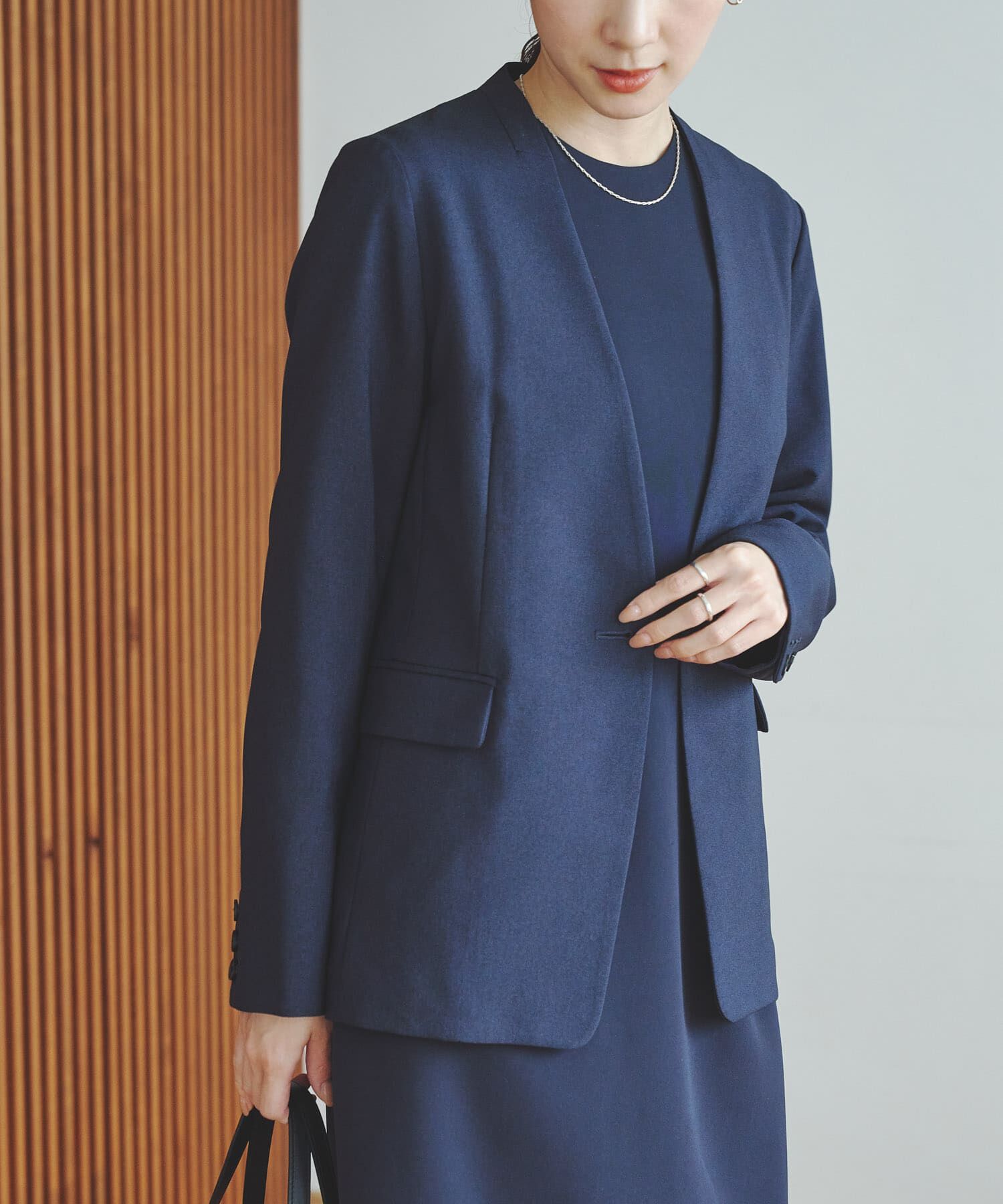 URBAN RESEARCH「『セットアップ対応』ノーカラージャケット」|ノーカラージャケット|