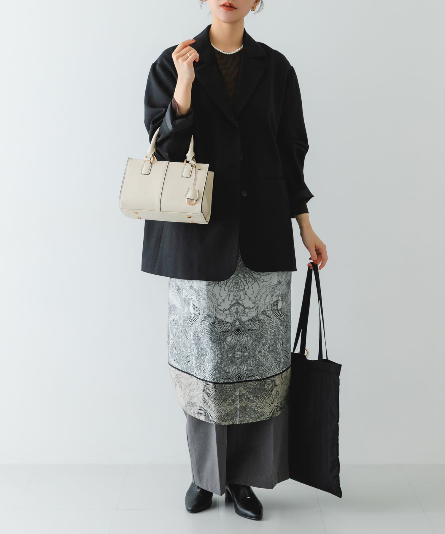 RODE SKO「3セットチャームスクエアバッグ」|ハンドバッグ|