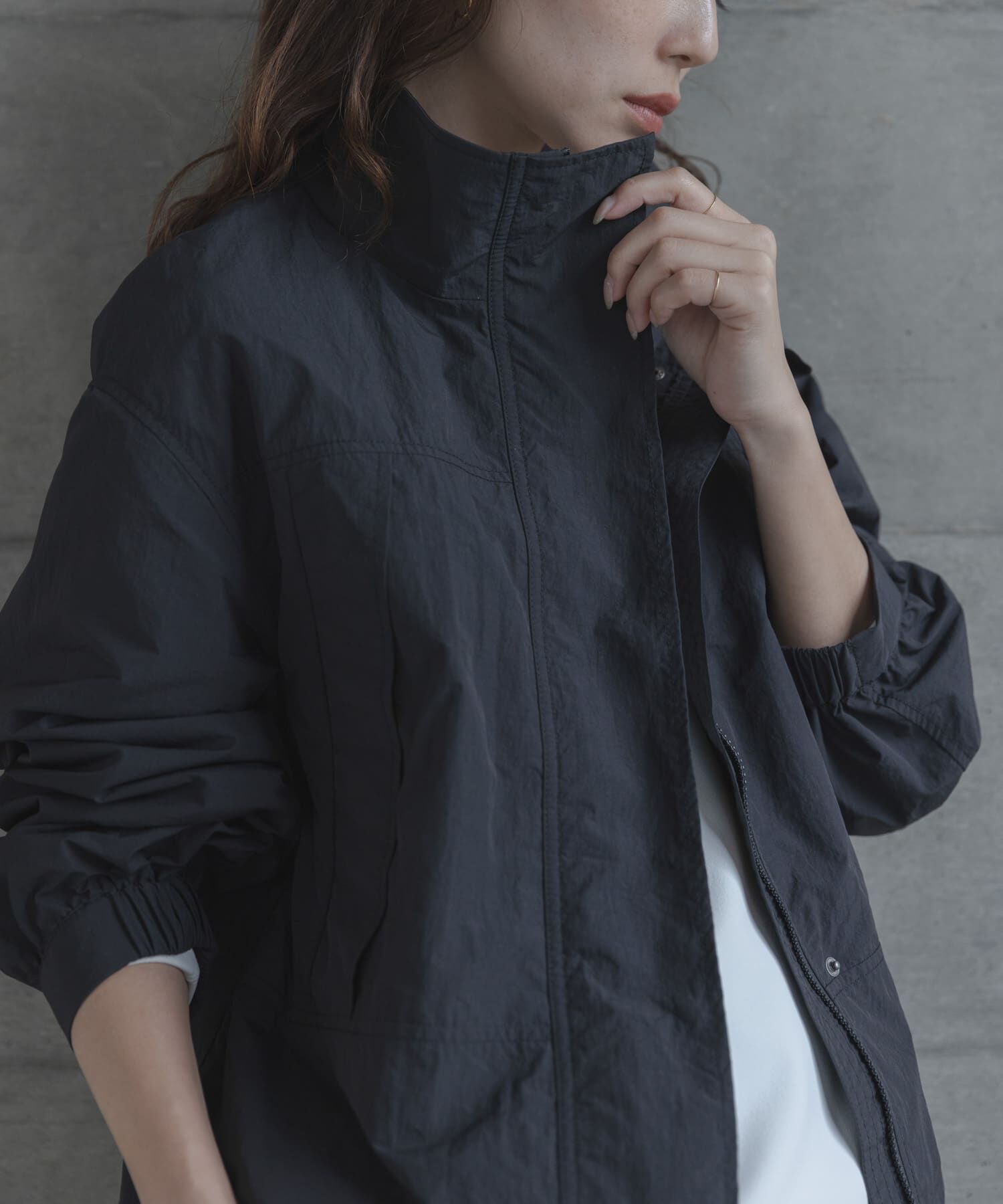 Sonny Label 「撥水スタンドカラーナイロンブルゾン」|その他|
