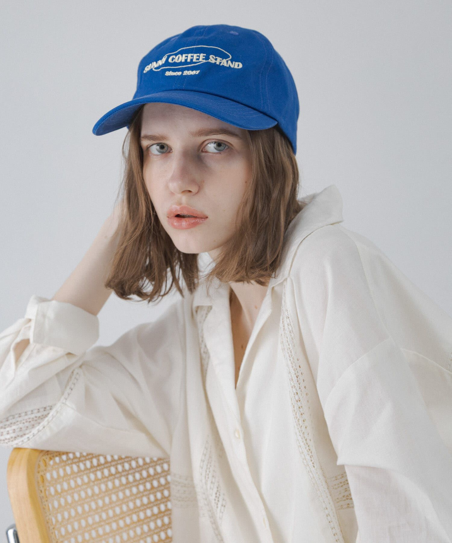 Sonny Label 「エンブロイダリーロゴキャップ」|キャップ・キャスケット|ブルー