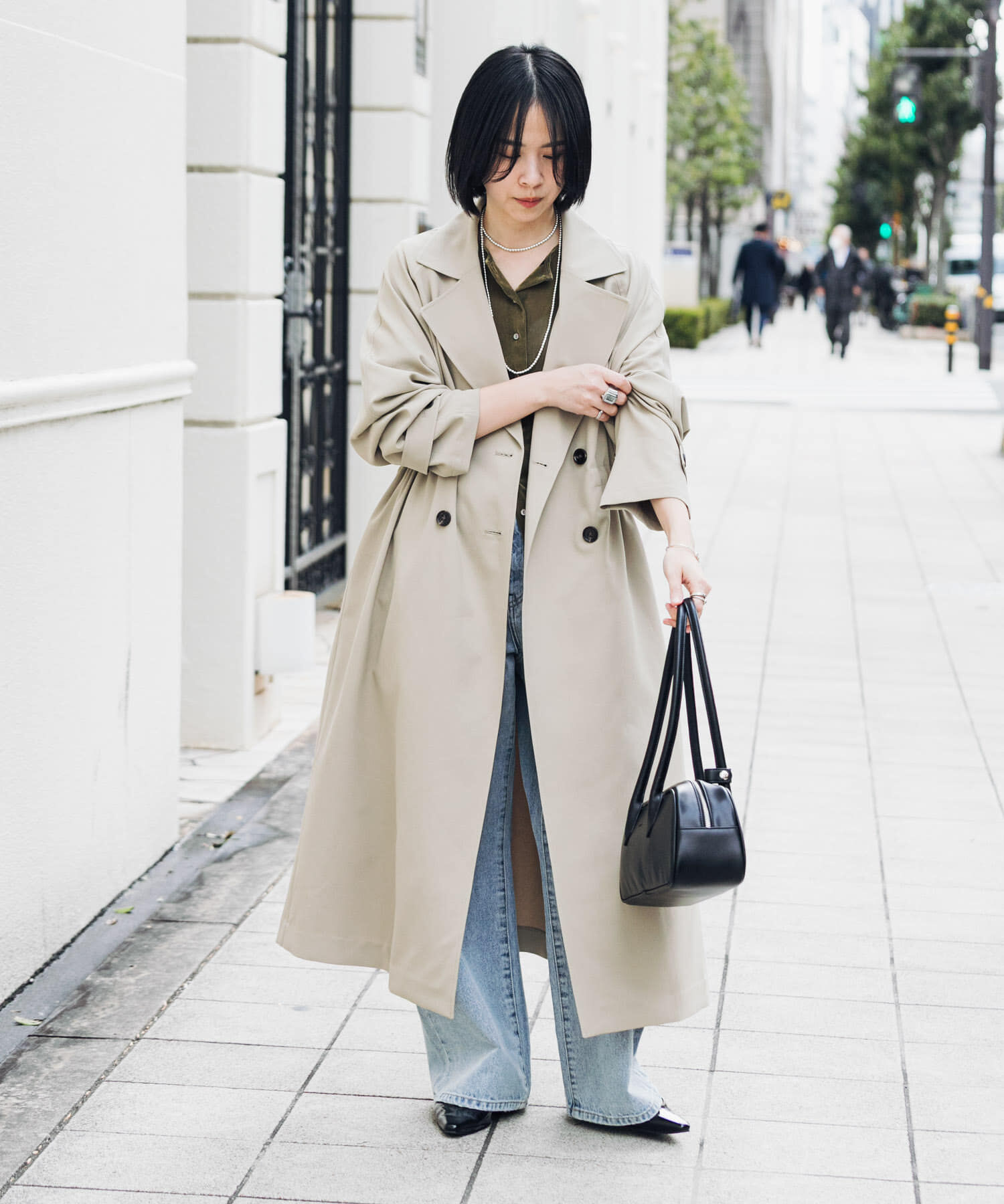 URBAN RESEARCH「『撥水/UVカット』ドロストトレンチコート」|トレンチコート|