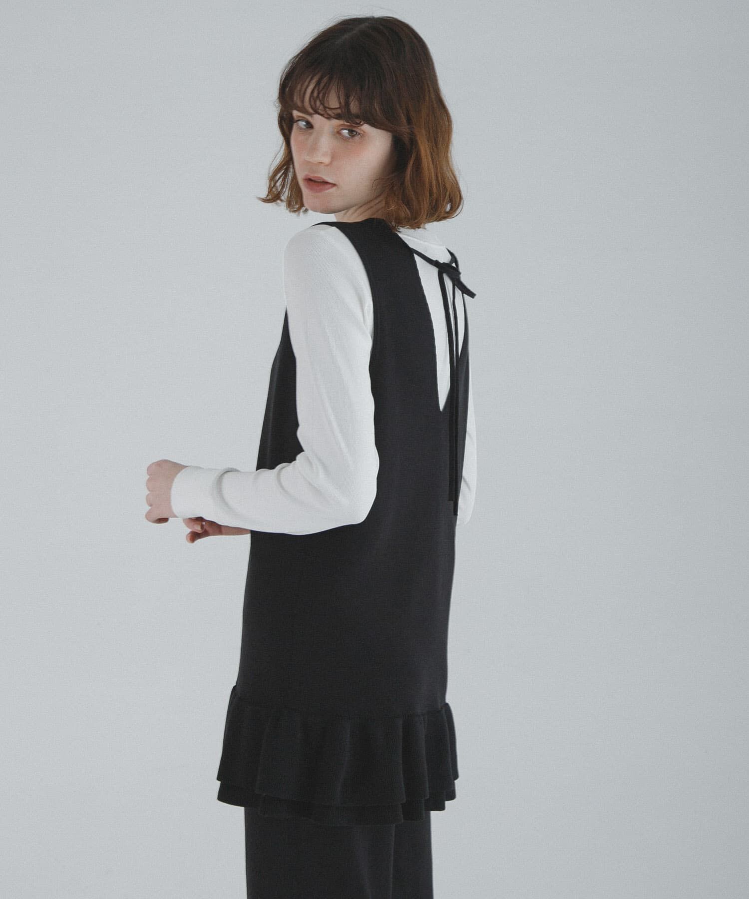 Sonny Label 「フリルチュニックベスト パンツSET」|ニット・セーター|