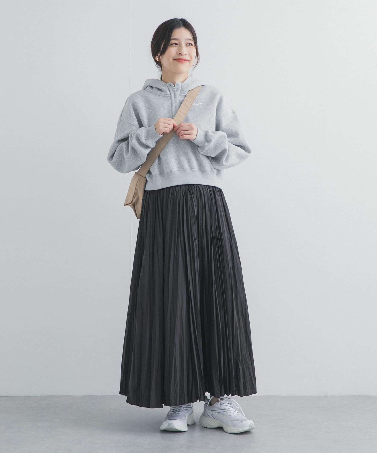 URBAN RESEARCH DOORS「タフタランダムプリーツスカート」|スカート|