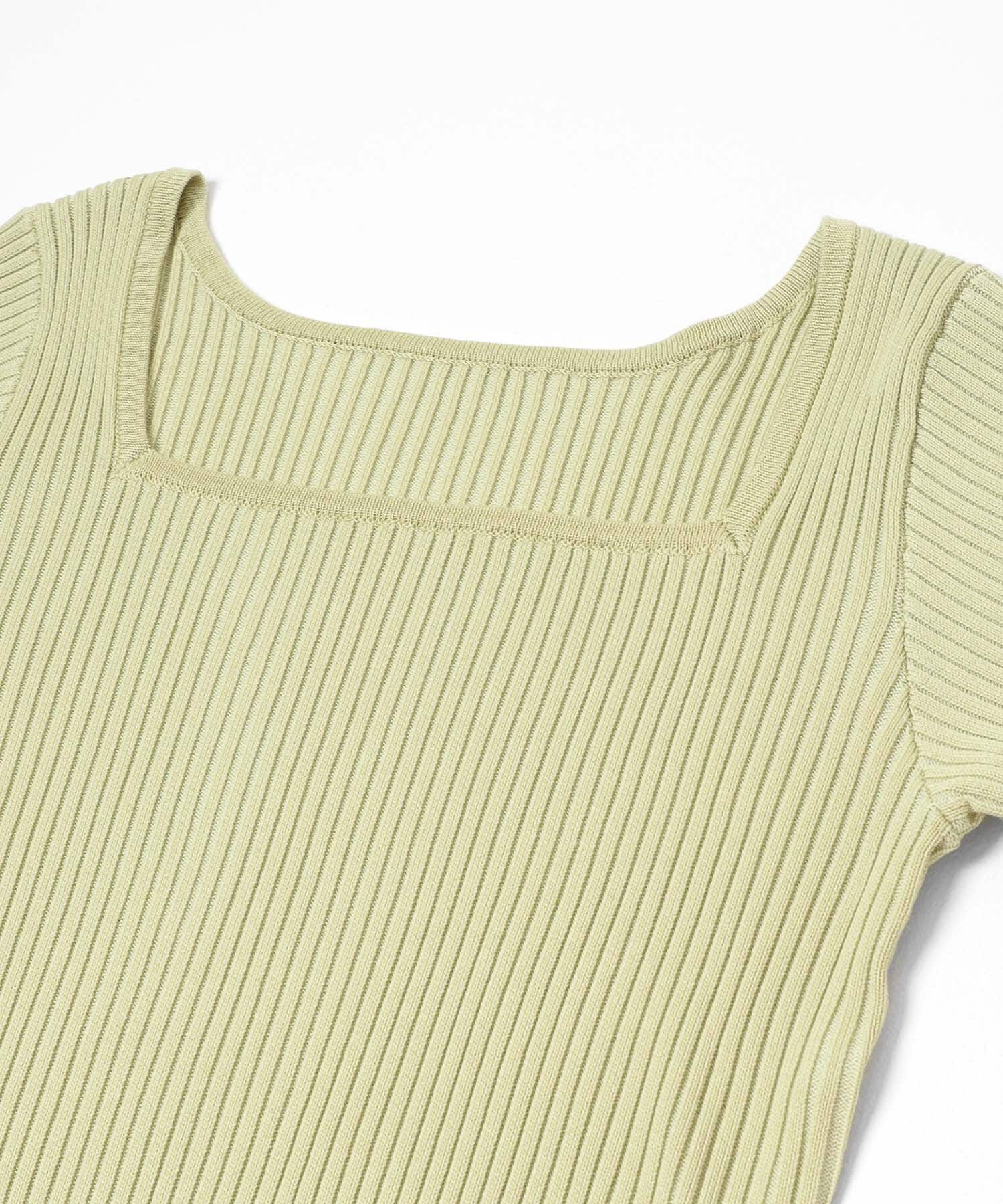 Sonny Label 「『WEB限定』シルク混スクエアネックニット」|ニット・セーター|