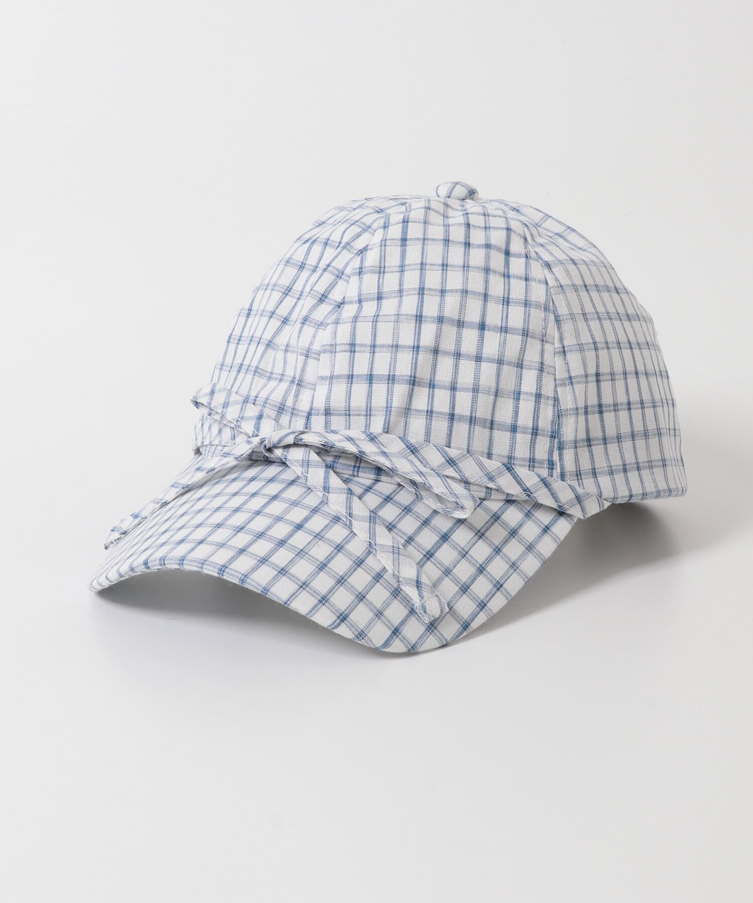 SMELLY「フロントリボンチェックキャップ」|キャップ・キャスケット|