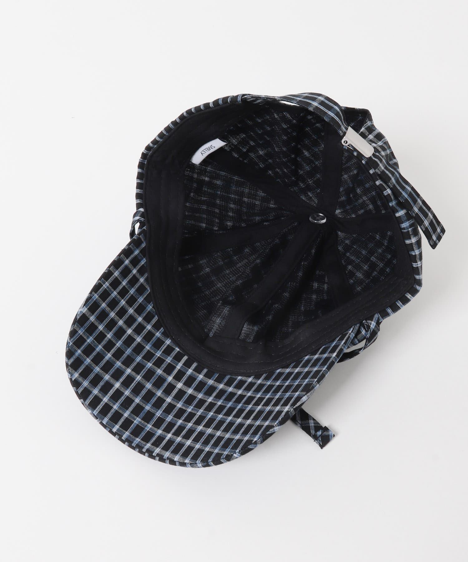 SMELLY「フロントリボンチェックキャップ」|キャップ・キャスケット|