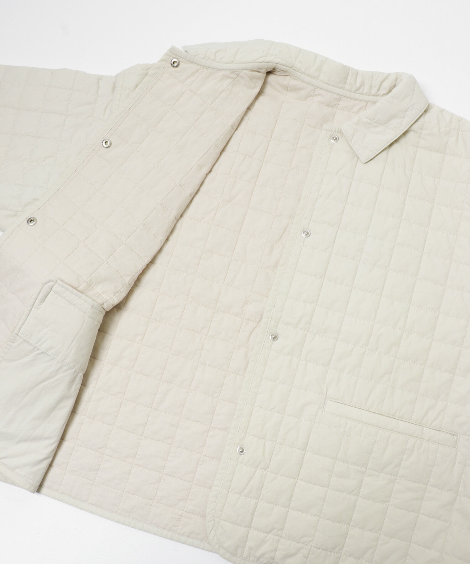 かぐれ「コットンキルトジャケット」|ダウン|