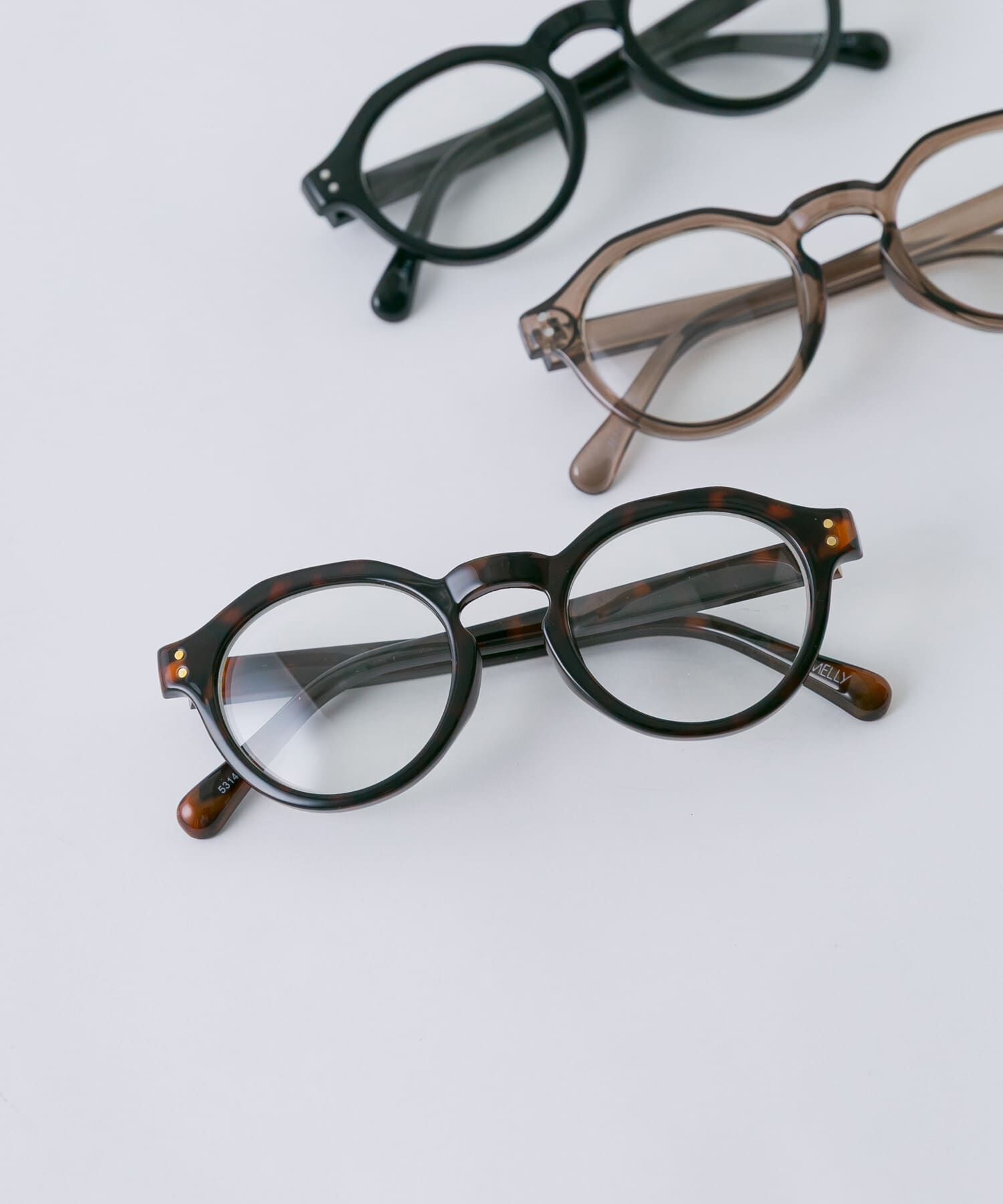 SMELLY「クラウンパントダテメガネ」|メガネ|ブラウン系その他