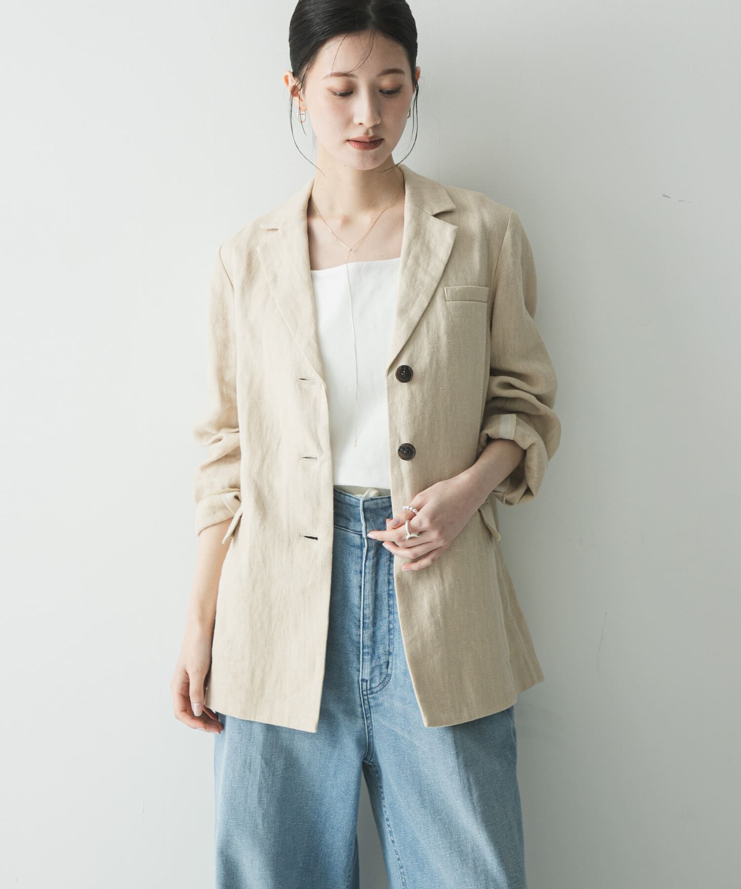 URBAN RESEARCH「オックスリネンテーラードジャケット」|その他|