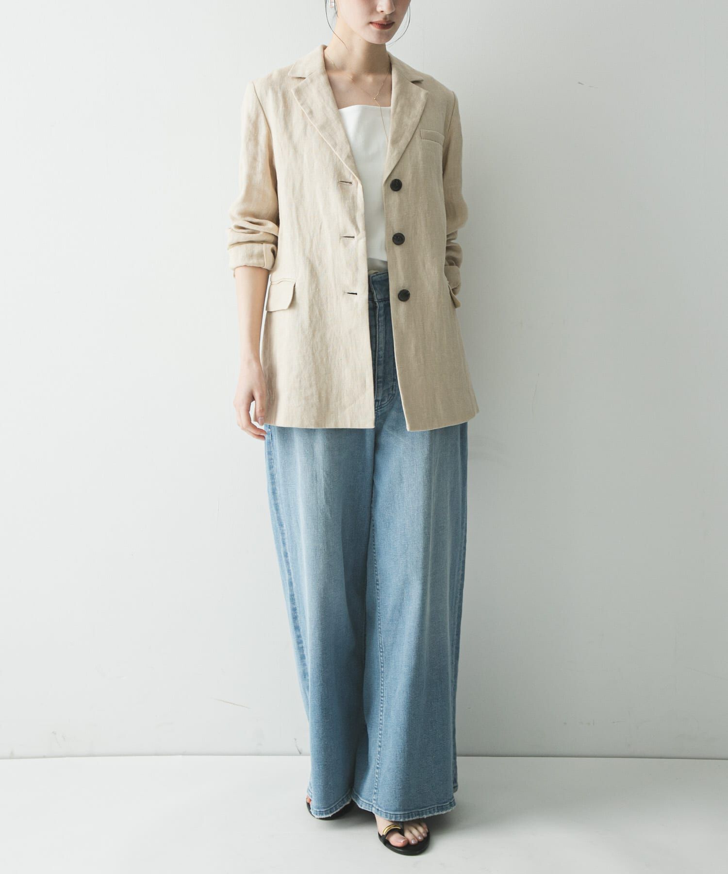 URBAN RESEARCH「オックスリネンテーラードジャケット」|その他|