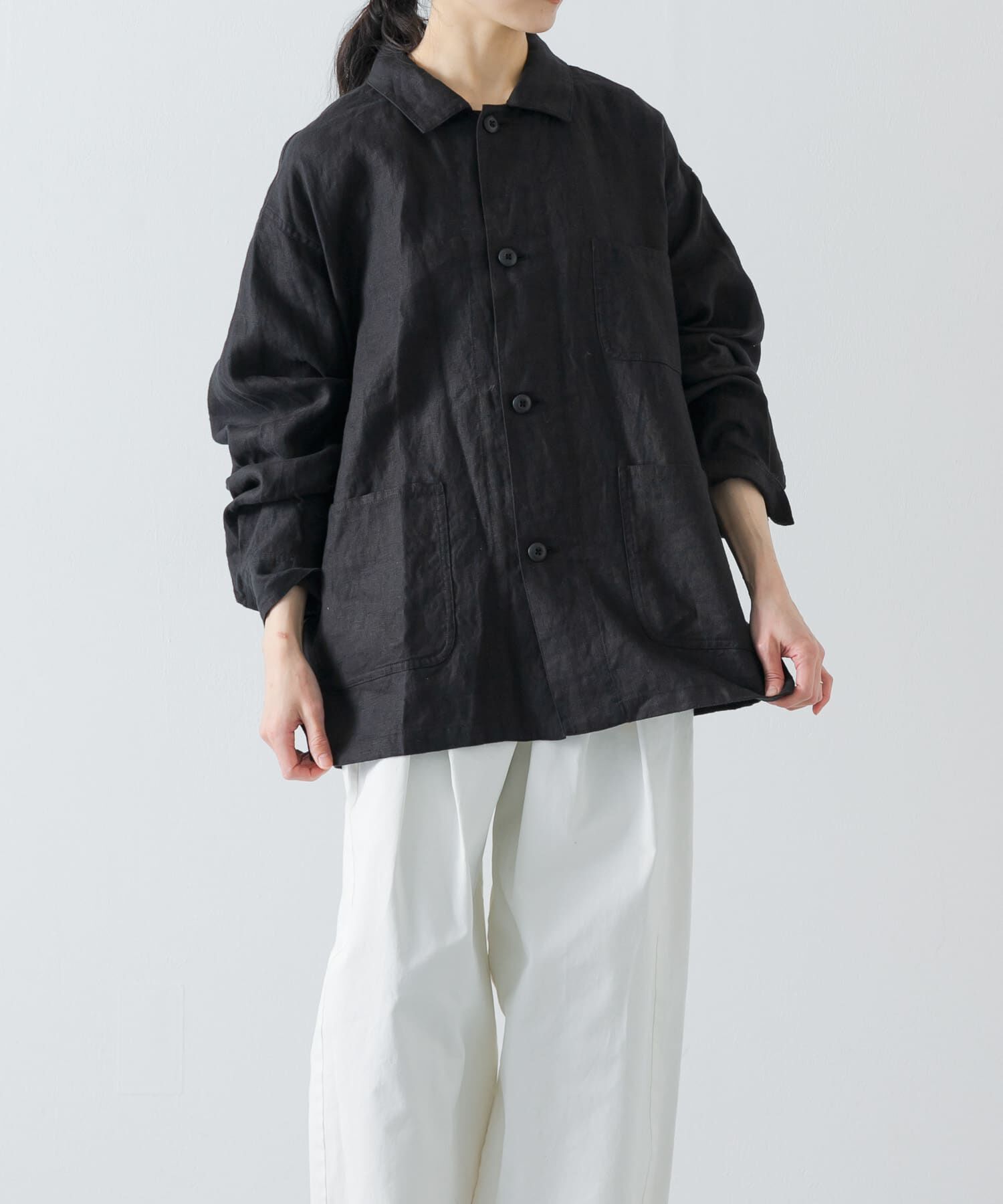 かぐれ「『ユニセックス』リネンカバーオール」|その他|