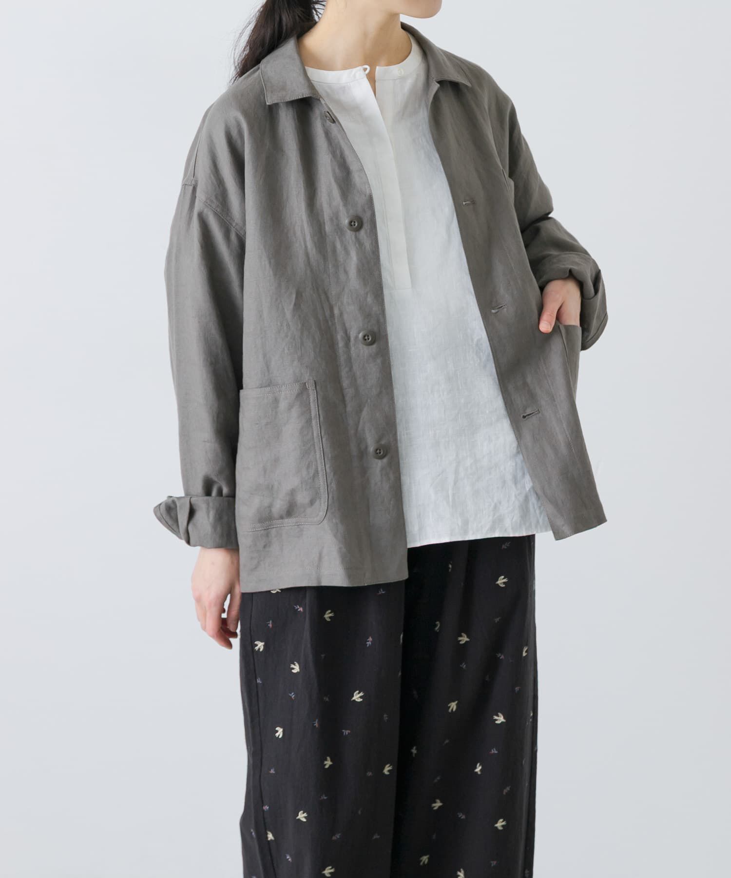 かぐれ「『ユニセックス』リネンカバーオール」|その他|