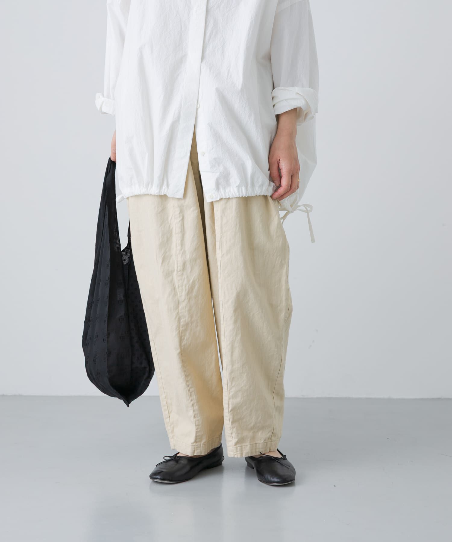 かぐれ「コットンリネンボリュームパンツ」|その他|