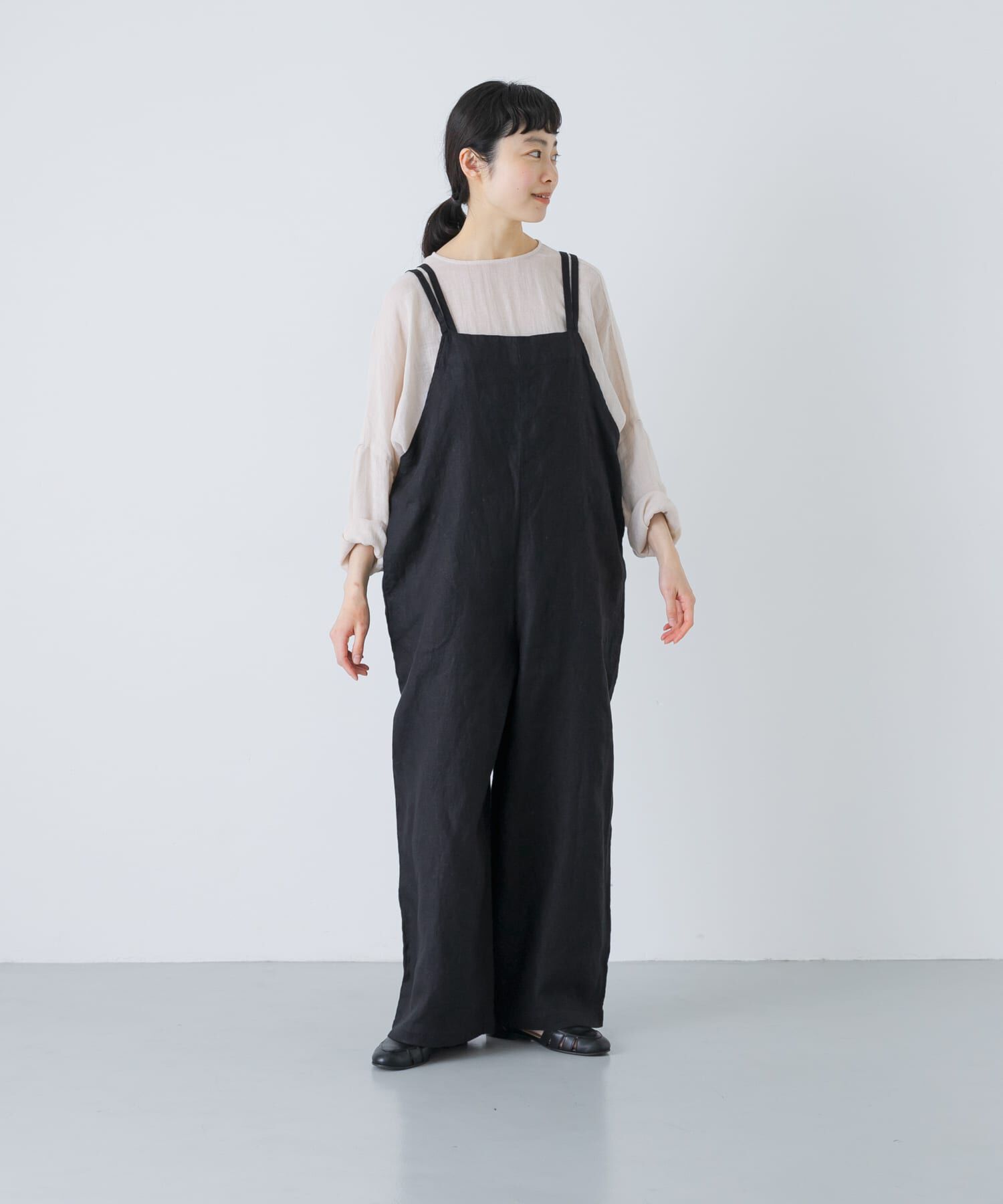 かぐれ「リネンサロペット」|オールインワン|