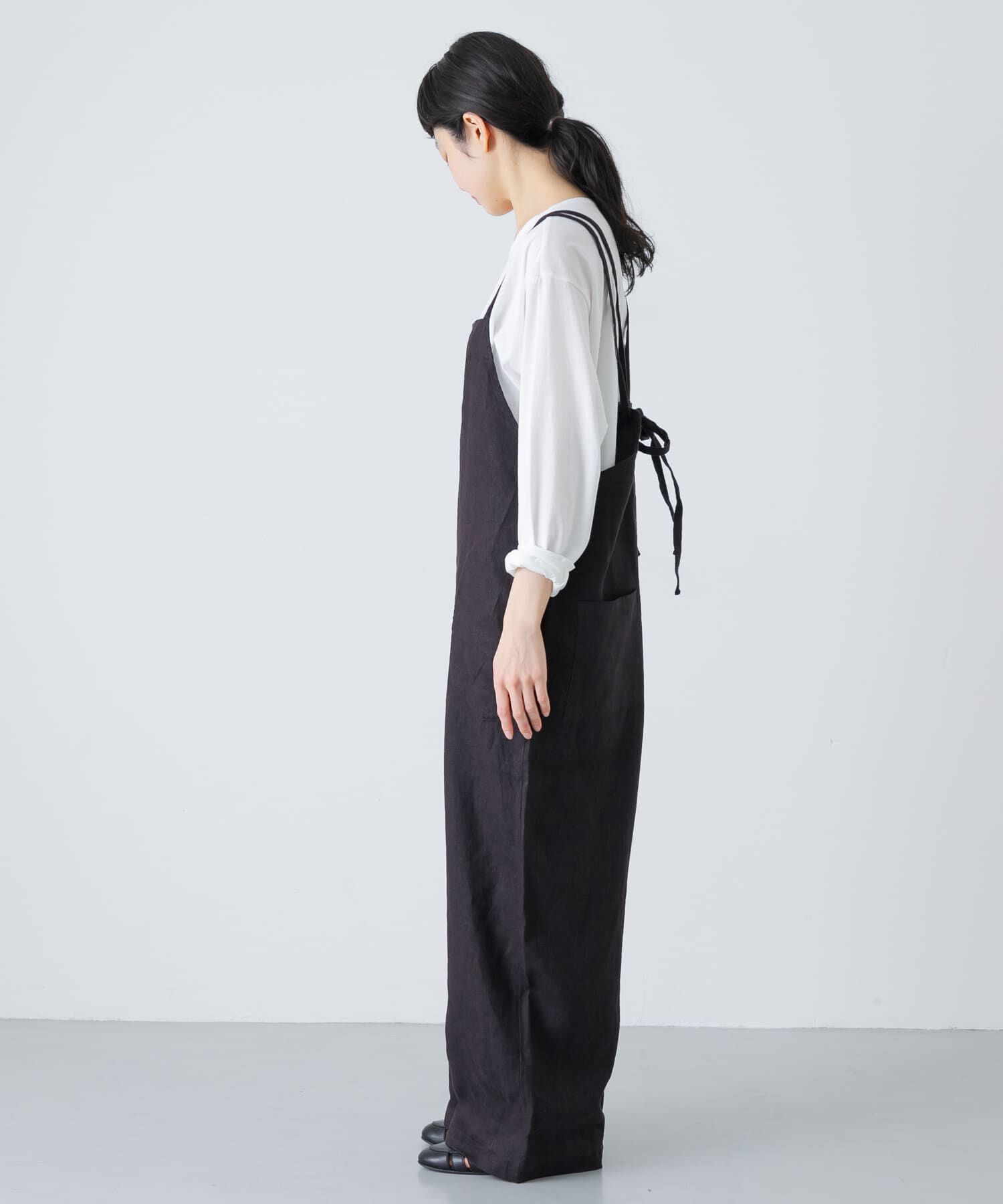 かぐれ「リネンサロペット」|オールインワン|