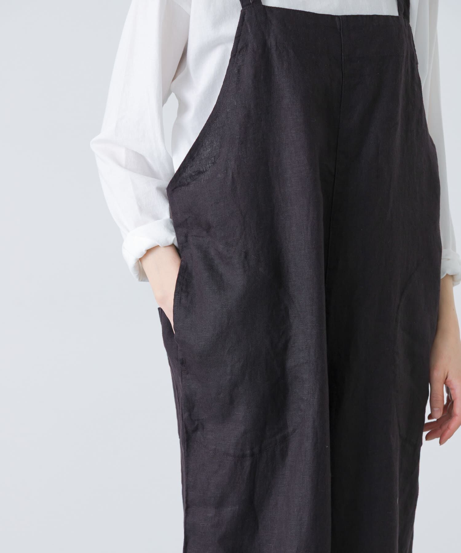 かぐれ「リネンサロペット」|オールインワン|