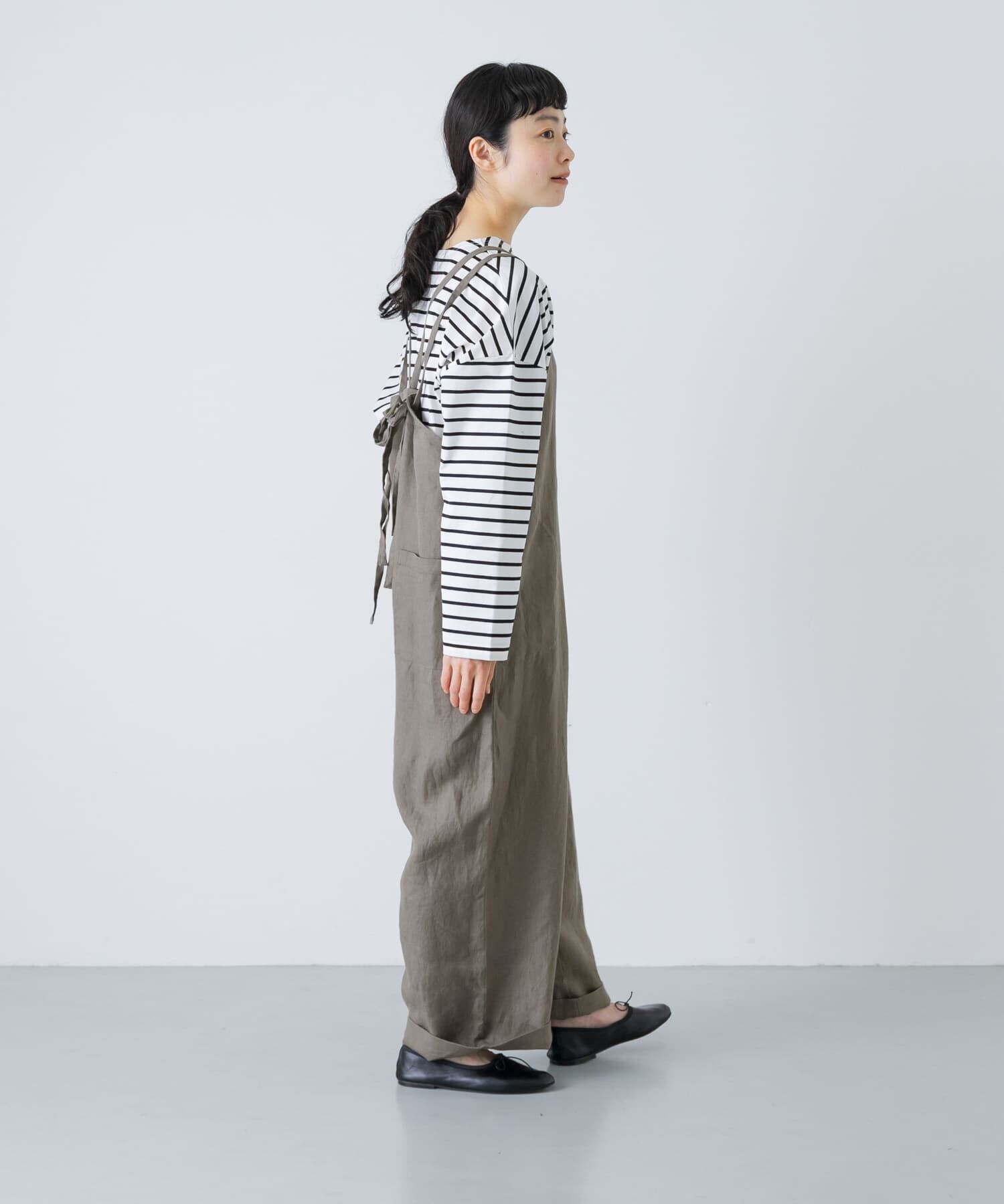かぐれ「リネンサロペット」|オールインワン|
