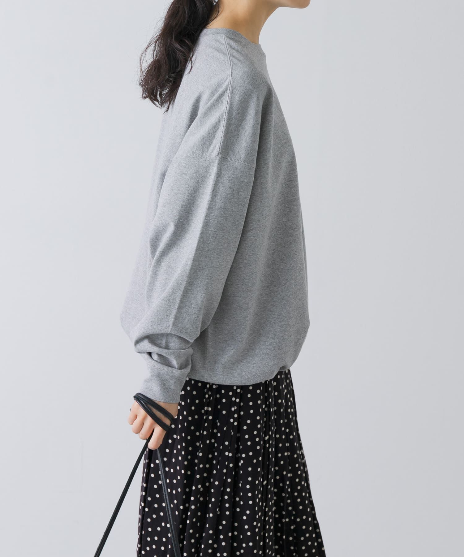 かぐれ「コットンドロストヘムカットソー」|Tシャツ・カットソー|