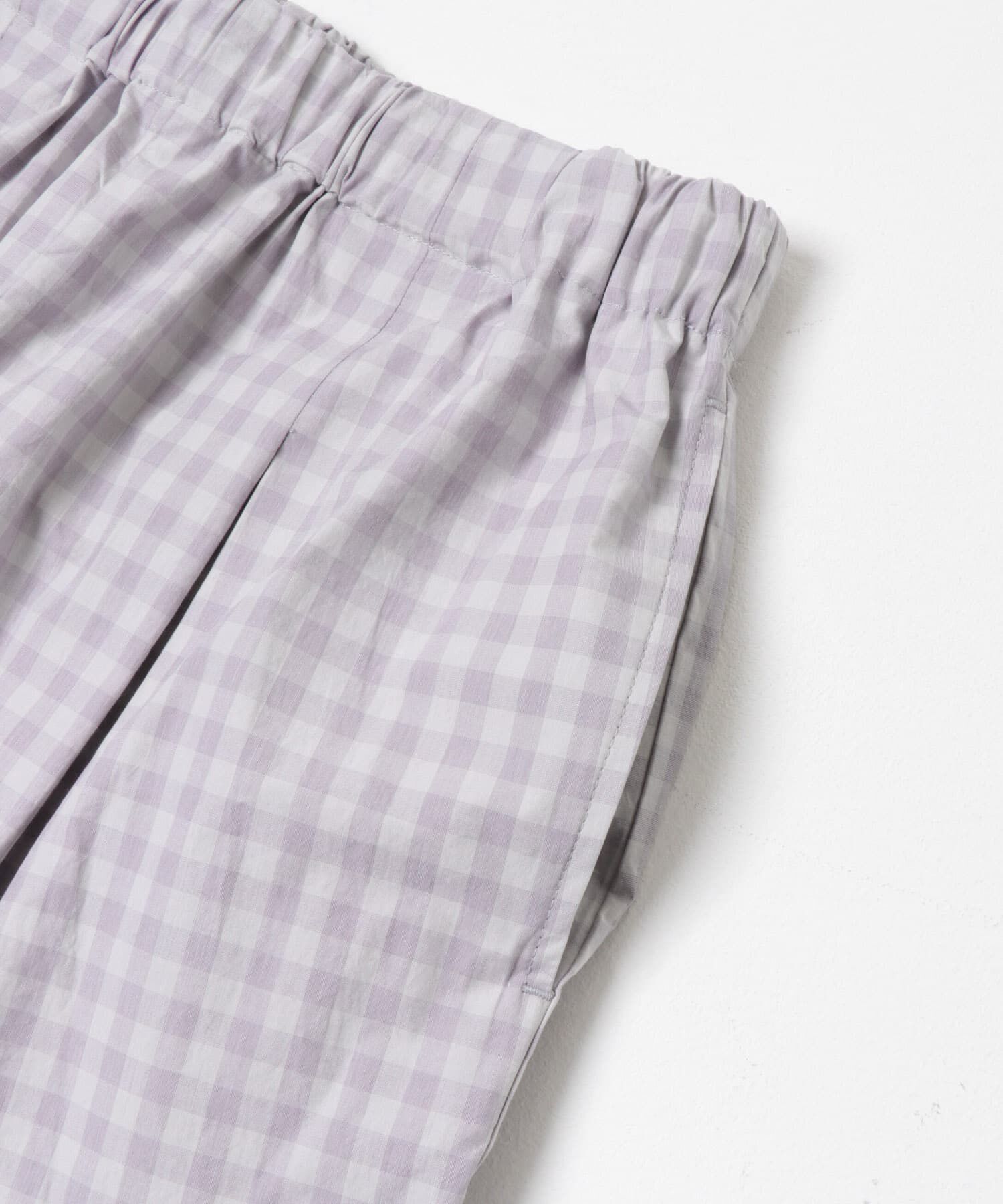 かぐれ「ギンガムタックワイドパンツ」|その他|