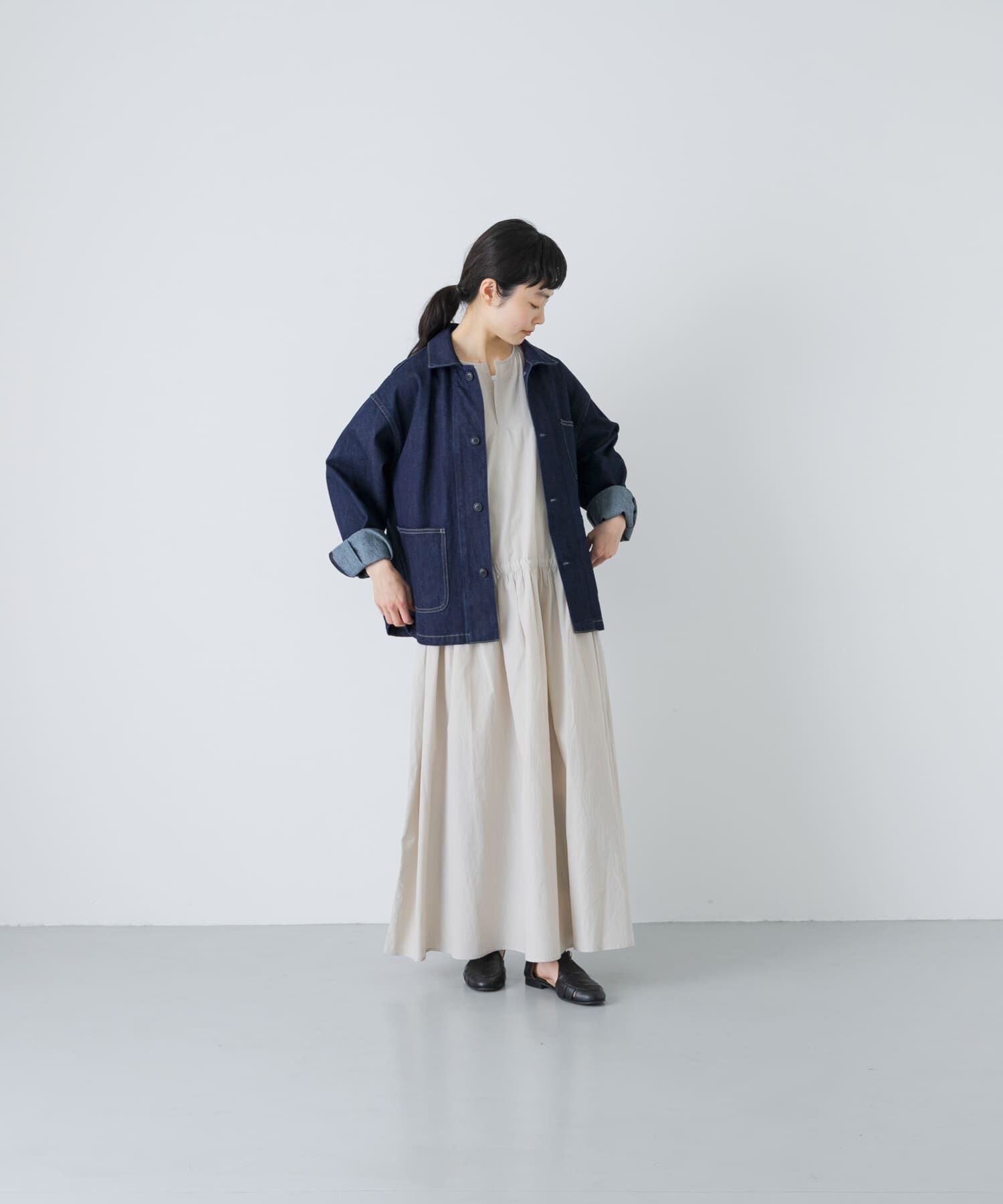 かぐれ「タイプライターギャザーワンピース」|ワンピース|