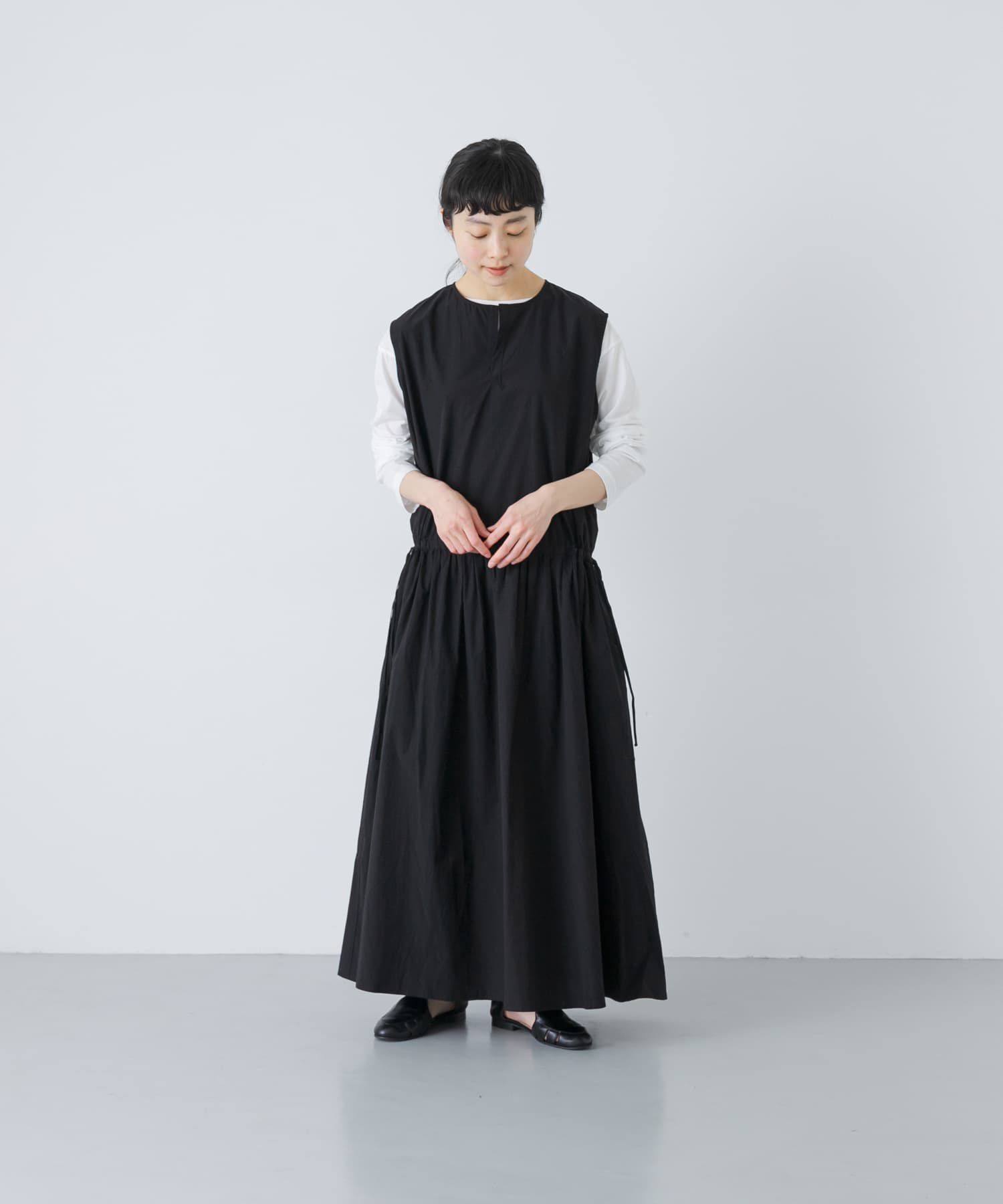 かぐれ「タイプライターギャザーワンピース」|ワンピース|