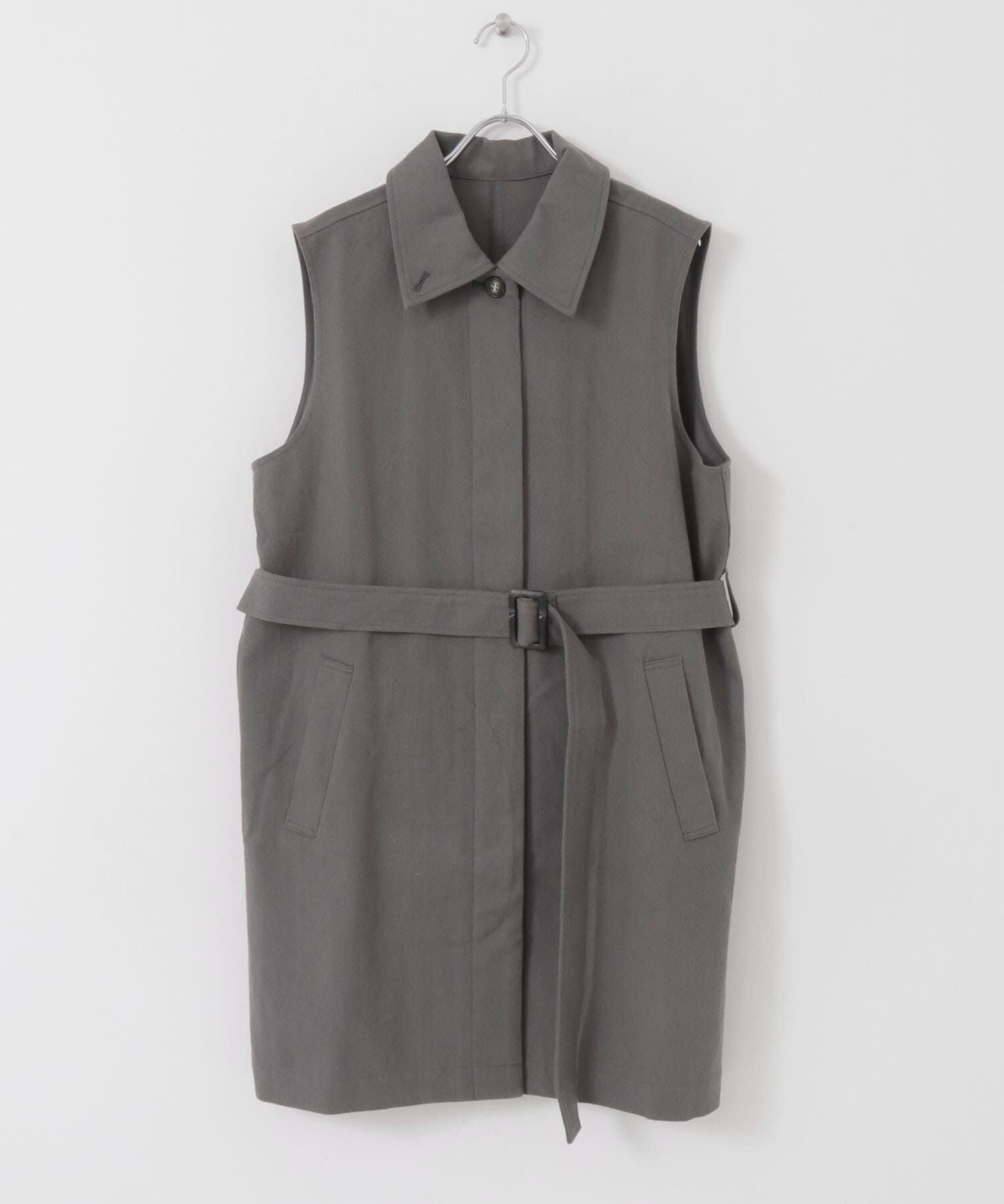  「3WAYミドルコート」|ノーカラーコート|