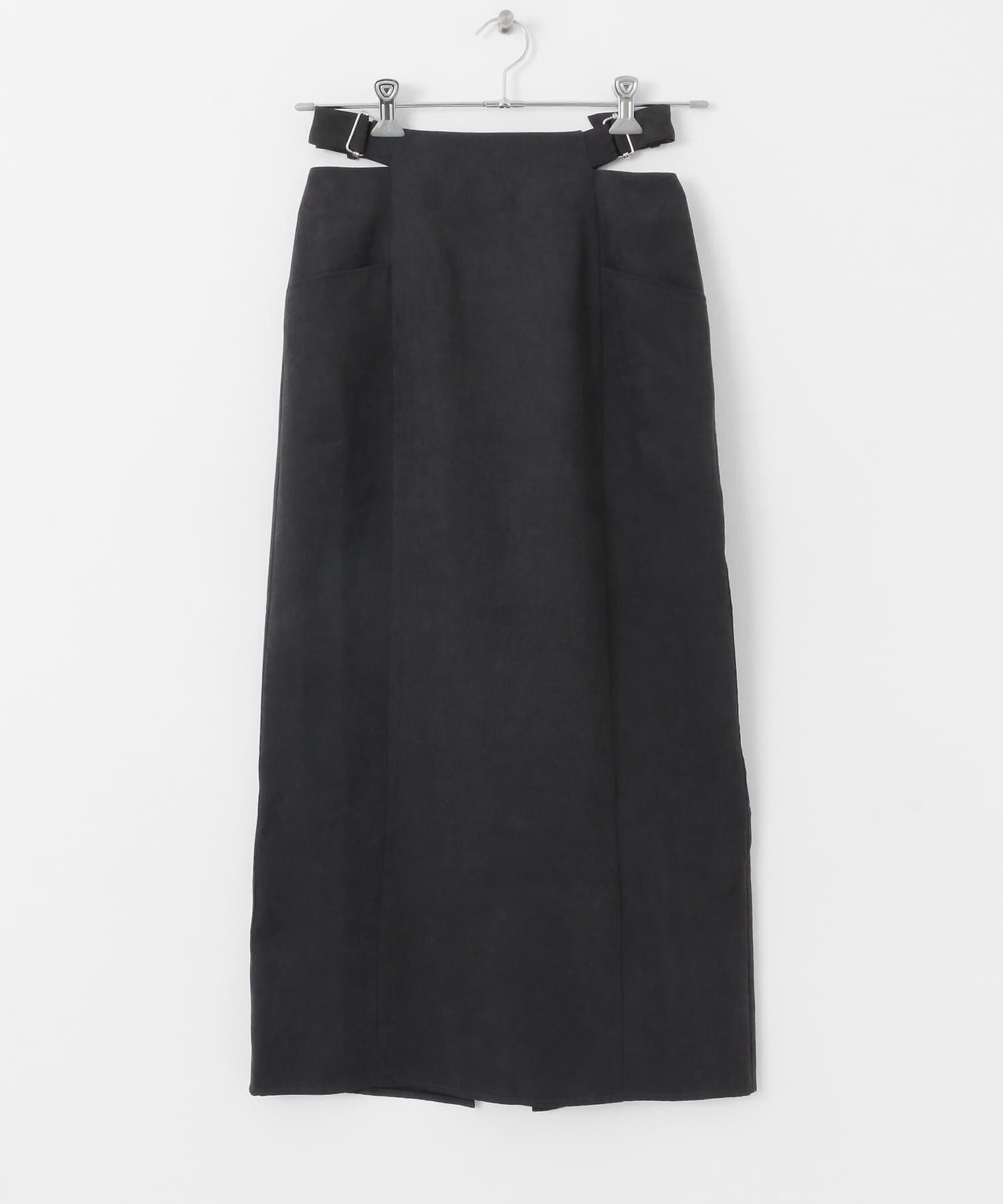  「ウエストオープンIラインスカート」|スカート|