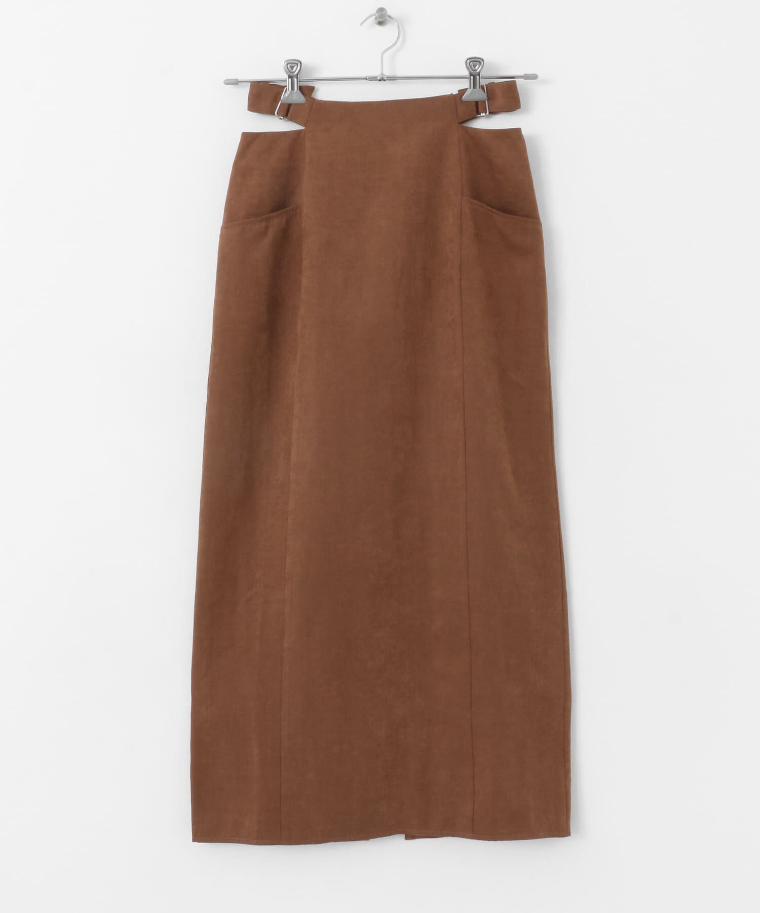  「ウエストオープンIラインスカート」|スカート|