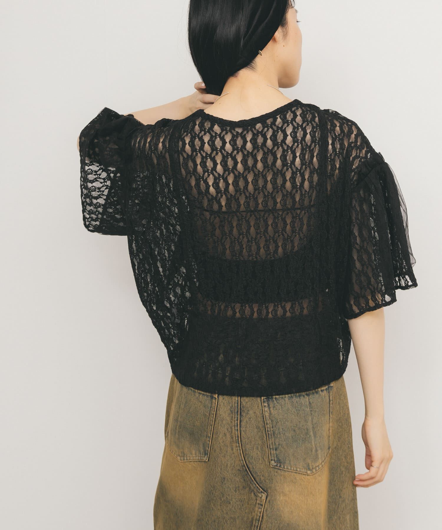  「ドロストレーストップス」|シャツ・ブラウス|