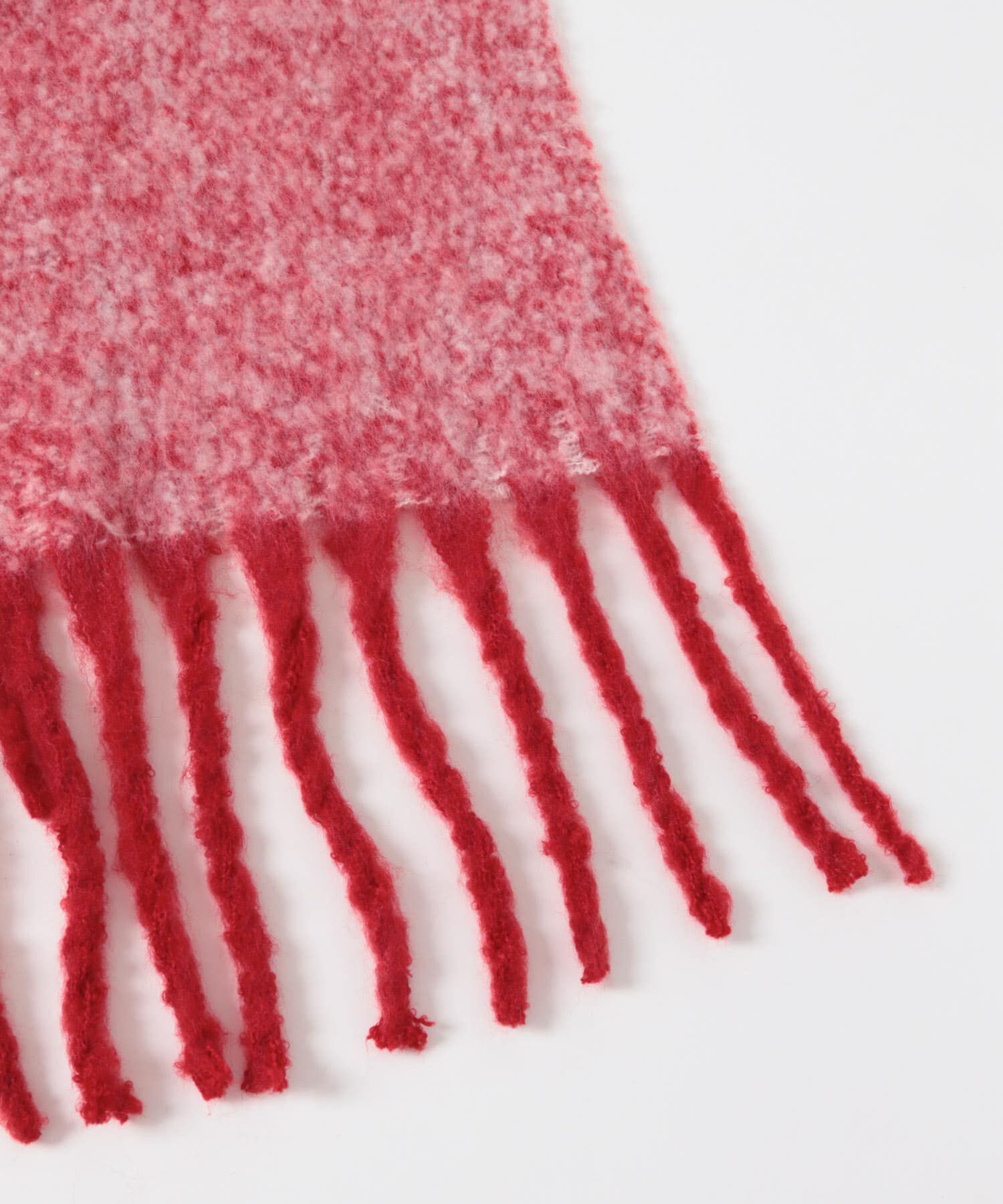  「ビッグフリンジバイカラーストール」|マフラー|