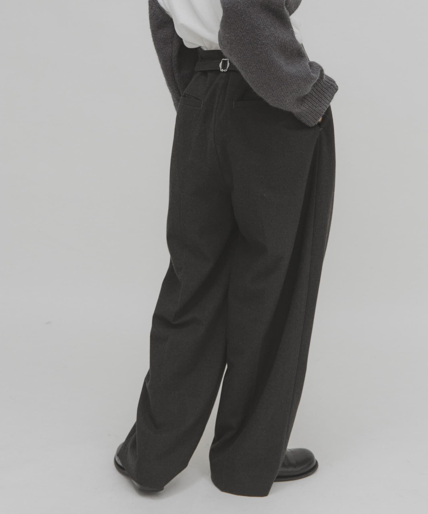  「ウールライクブラッジュドパンツ」|その他|