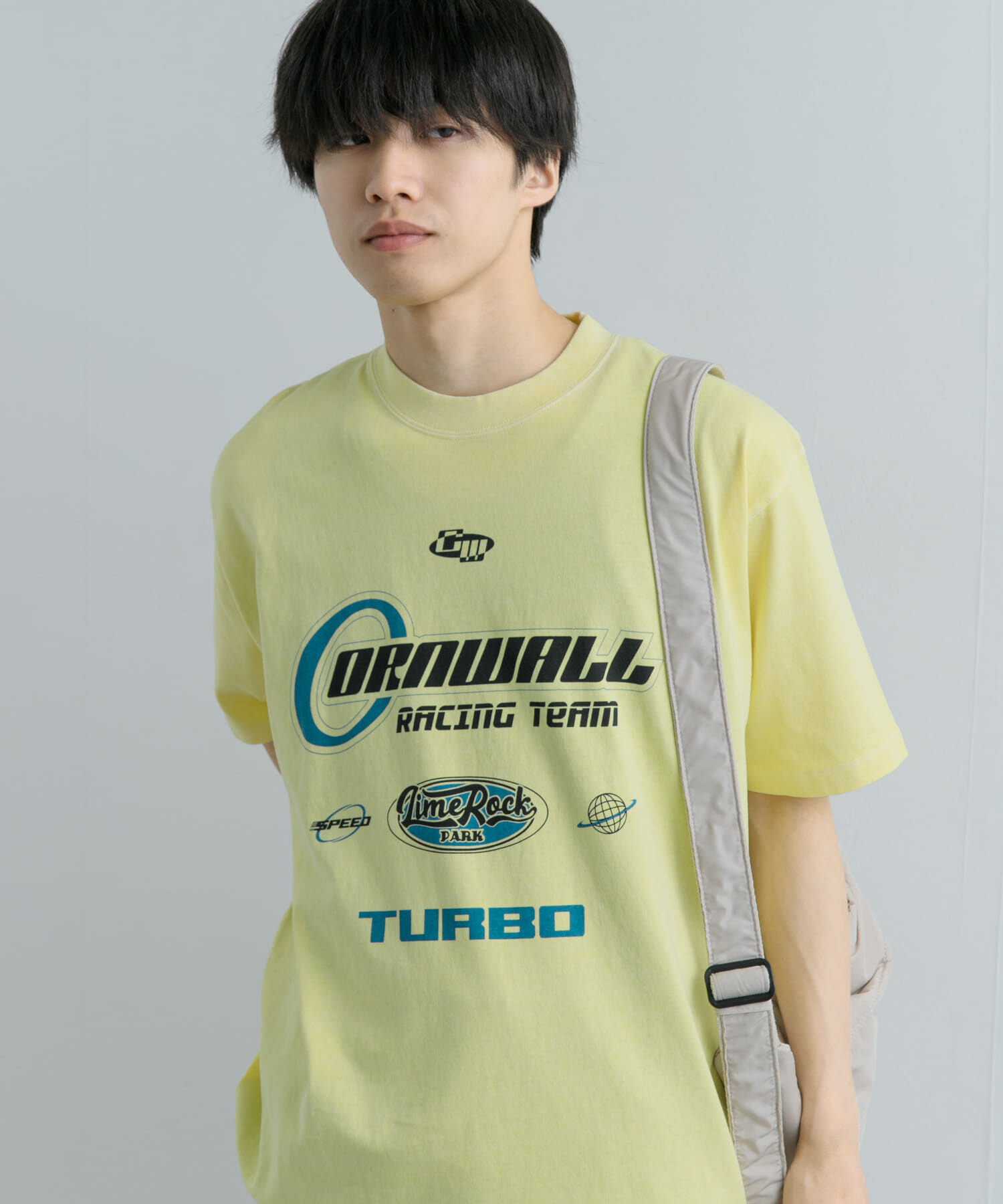 SENSE OF PLACE by URBAN RESEARCH「フェードロゴグラフィックTシャツ(5分袖)」|Tシャツ・カットソー|