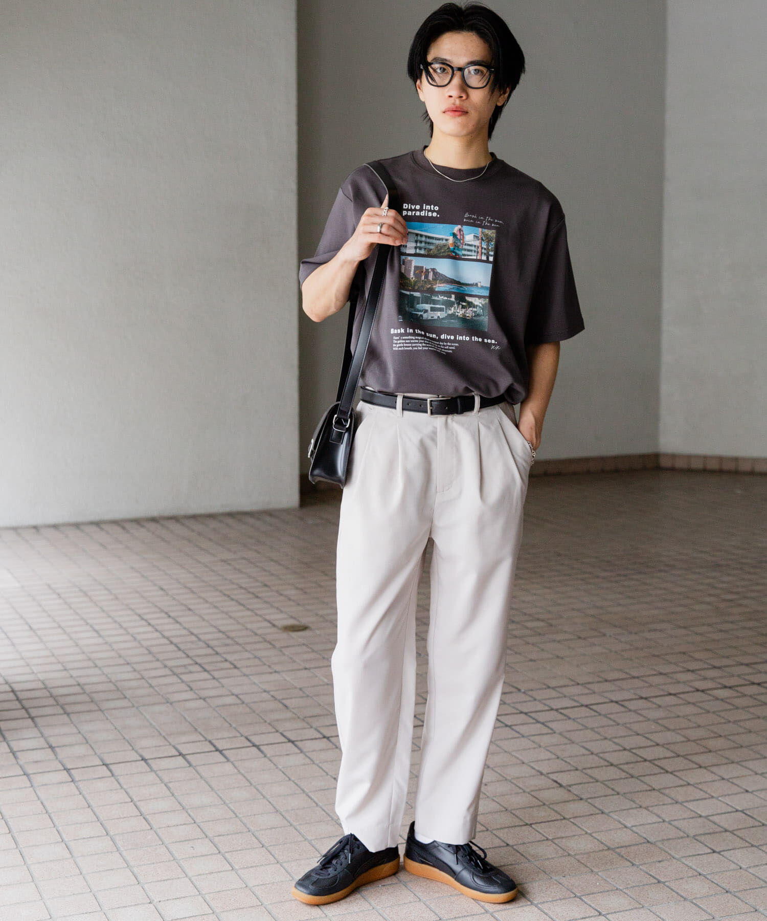 SENSE OF PLACE by URBAN RESEARCH「Cityscape photo Short-Sleeve T-shirts」|Tシャツ・カットソー|