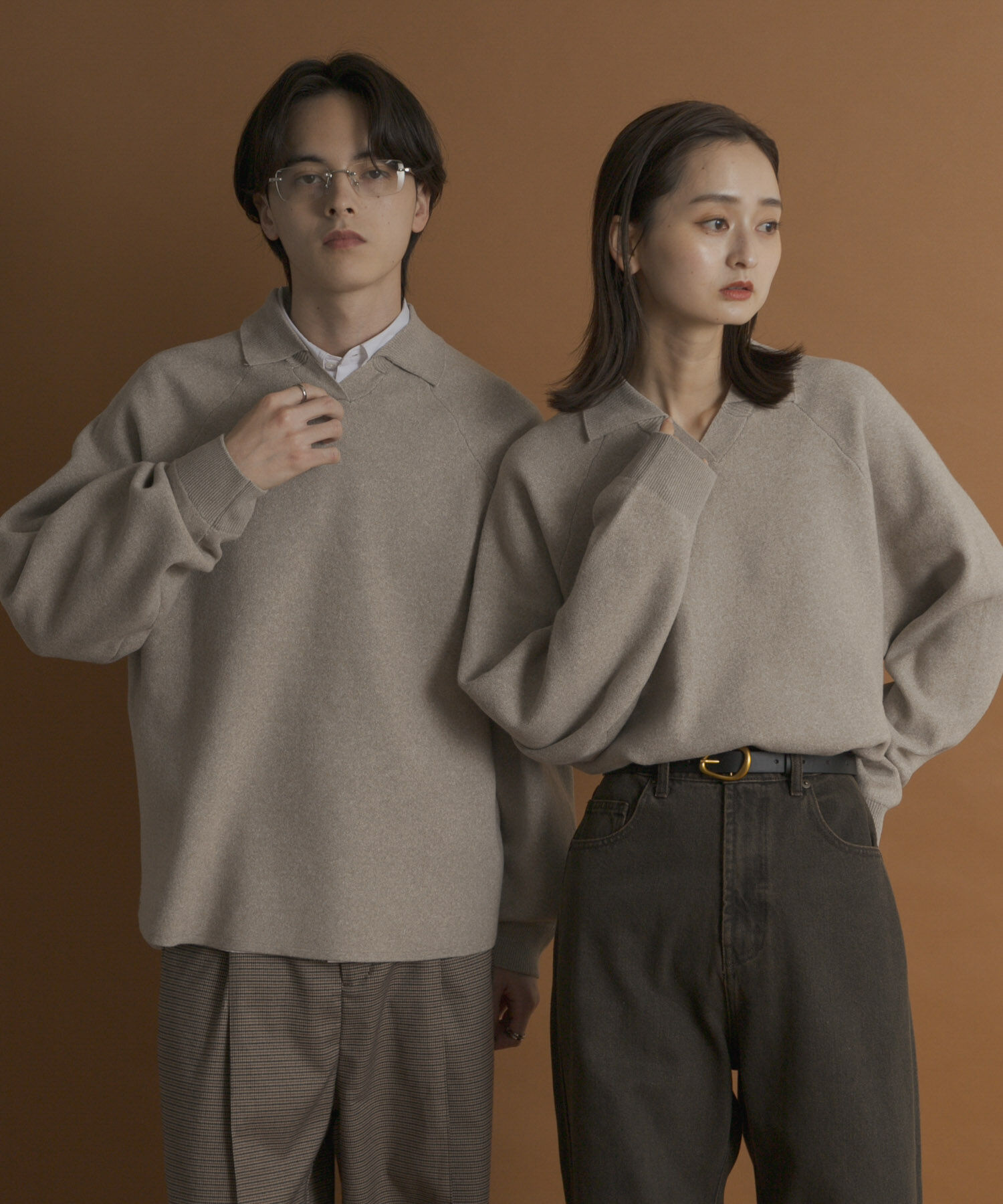 SENSE OF PLACE by URBAN RESEARCH「スウェットライクスキッパーニット」|ニット・セーター|