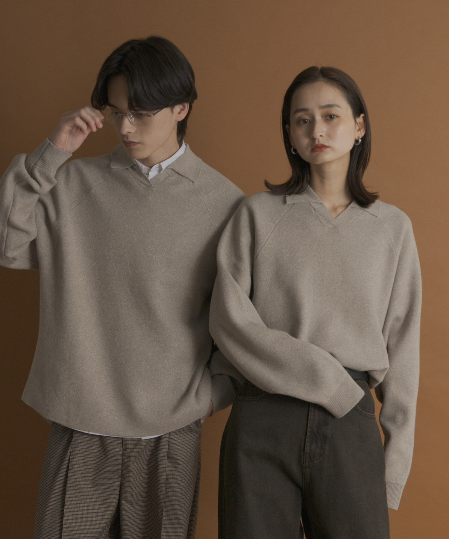 SENSE OF PLACE by URBAN RESEARCH「スウェットライクスキッパーニット」|ニット・セーター|