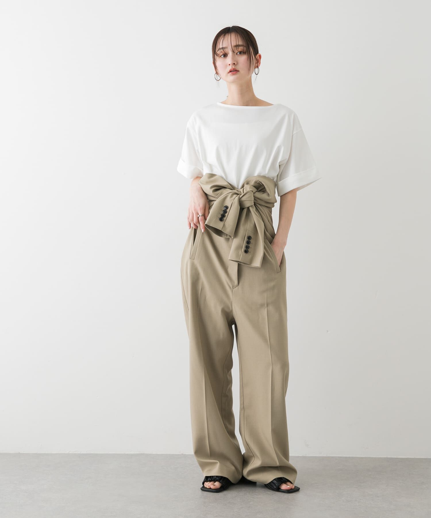 SENSE OF PLACE by URBAN RESEARCH「『UR TECH』ロールスリーブTシャツ(半袖)」|Tシャツ・カットソー|