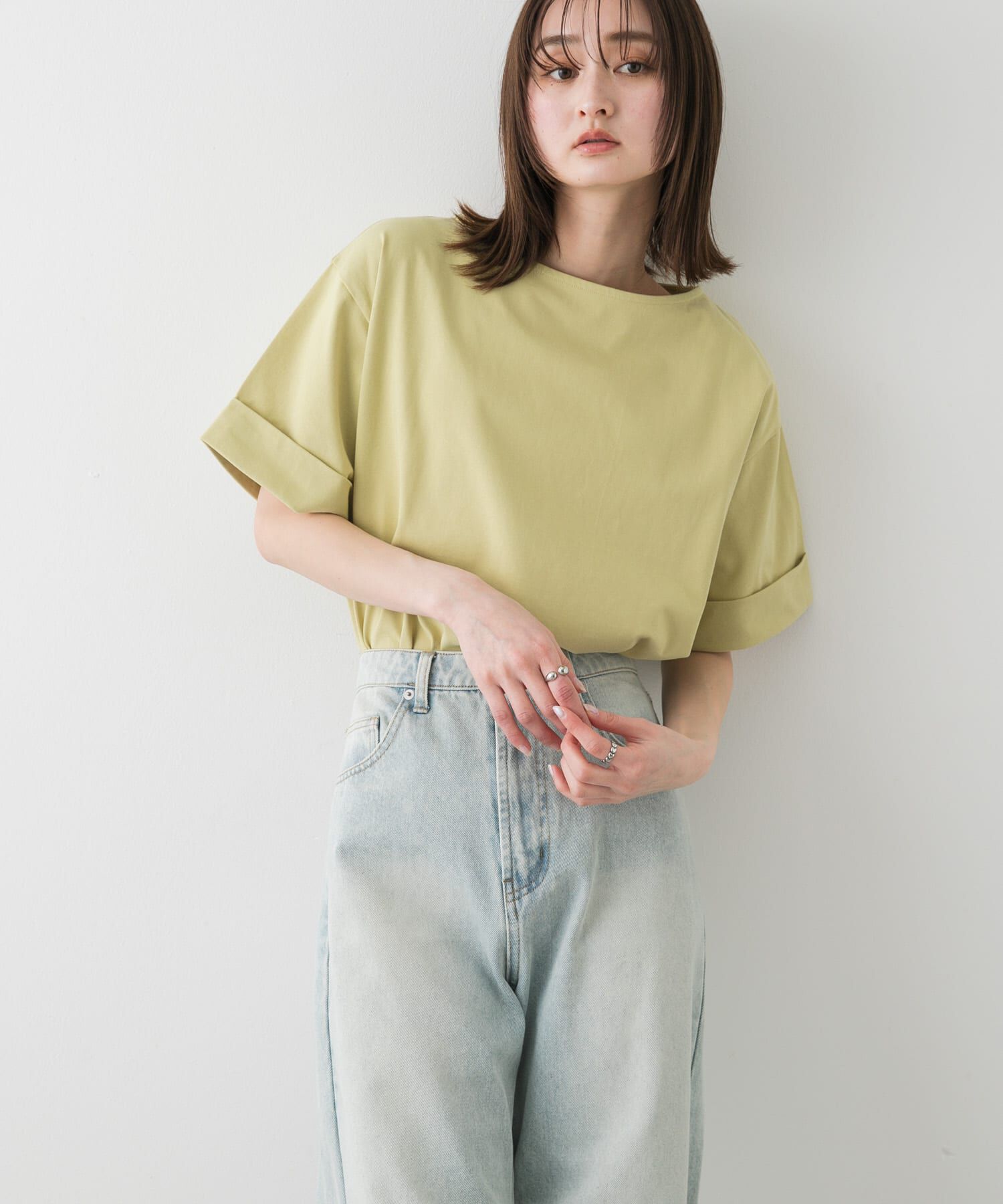 SENSE OF PLACE by URBAN RESEARCH「『UR TECH』ロールスリーブTシャツ(半袖)」|Tシャツ・カットソー|