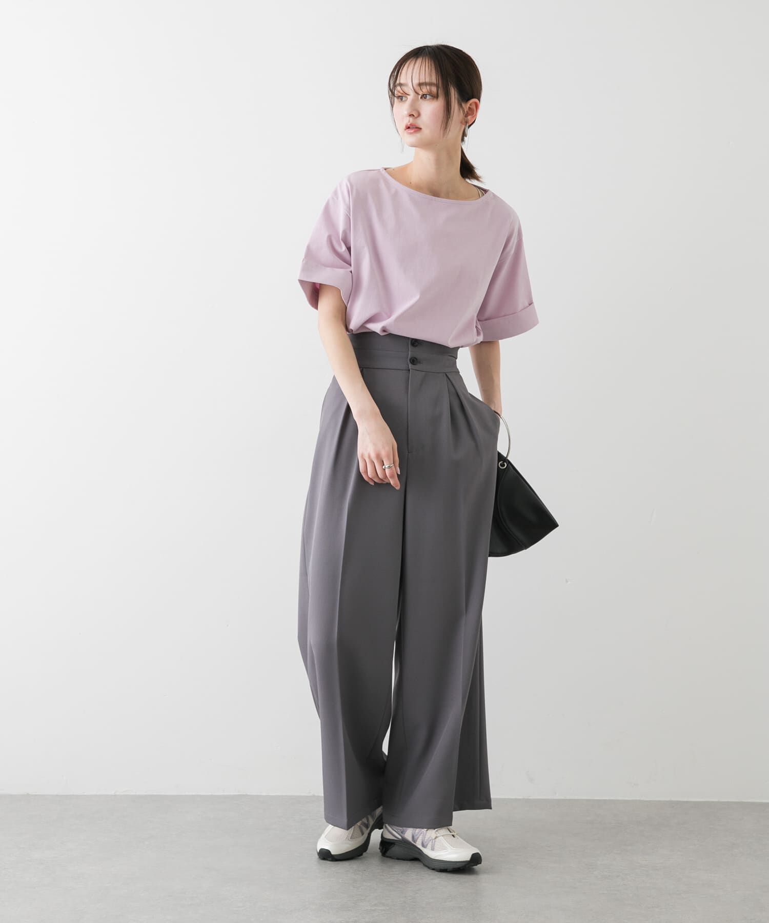 SENSE OF PLACE by URBAN RESEARCH「『UR TECH』ロールスリーブTシャツ(半袖)」|Tシャツ・カットソー|