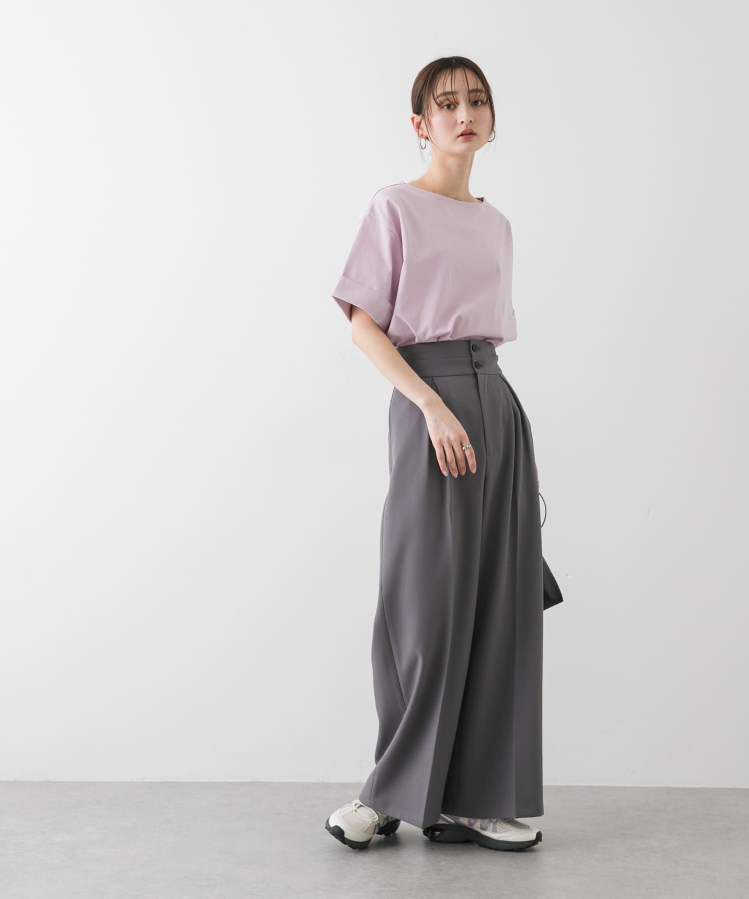 SENSE OF PLACE by URBAN RESEARCH「『UR TECH』ロールスリーブTシャツ(半袖)」|Tシャツ・カットソー|