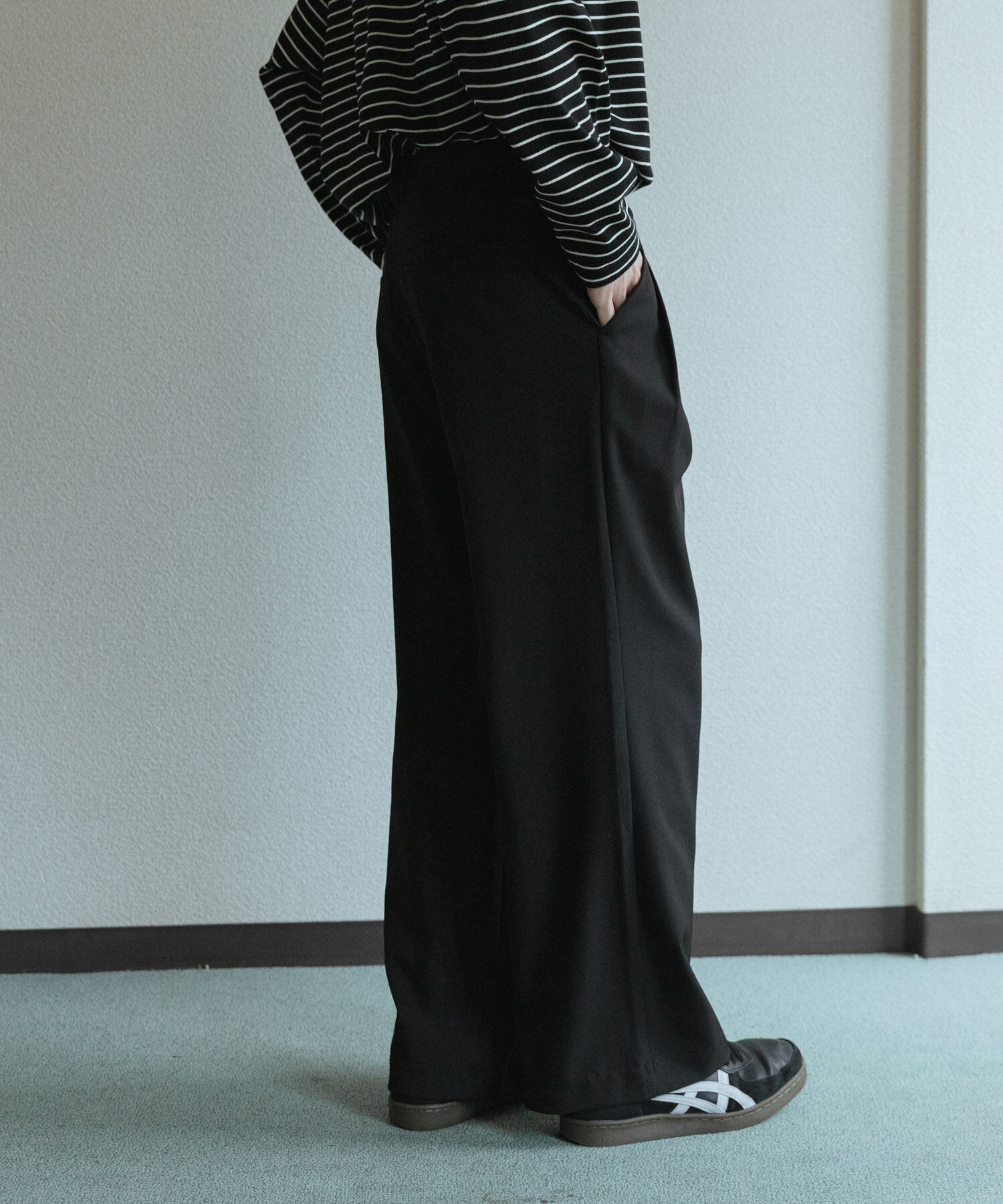 SENSE OF PLACE by URBAN RESEARCH「『速乾』ドライタッチ2タックワイドパンツ」|その他|