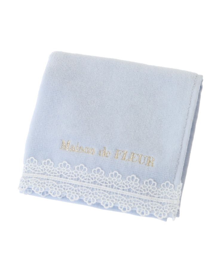 Maison de FLEUR「アンダーレースタオルハンカチ」|ハンカチ|