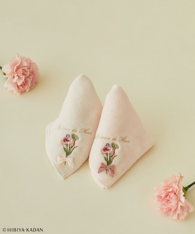 Maison de FLEUR「日比谷花壇コラボ タオルハンカチ」|ハンカチ|