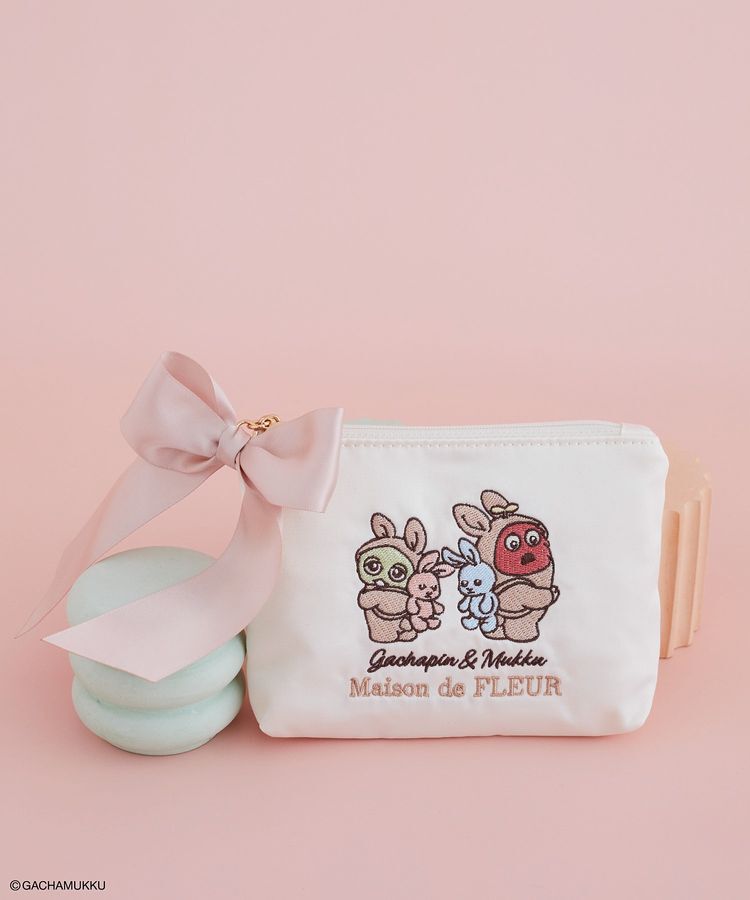 Maison de FLEUR「ガチャピンとムック ポーチ」|ポーチ|