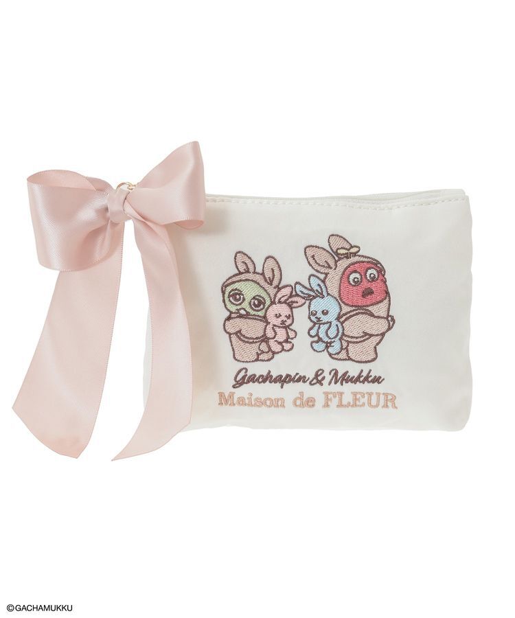 Maison de FLEUR「ガチャピンとムック ポーチ」|ポーチ|