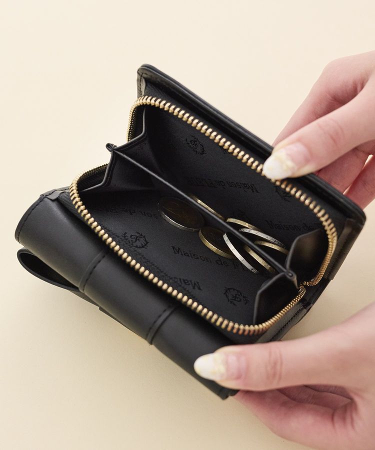 Maison de FLEUR「ベルトリボンミニウォレット」|財布|