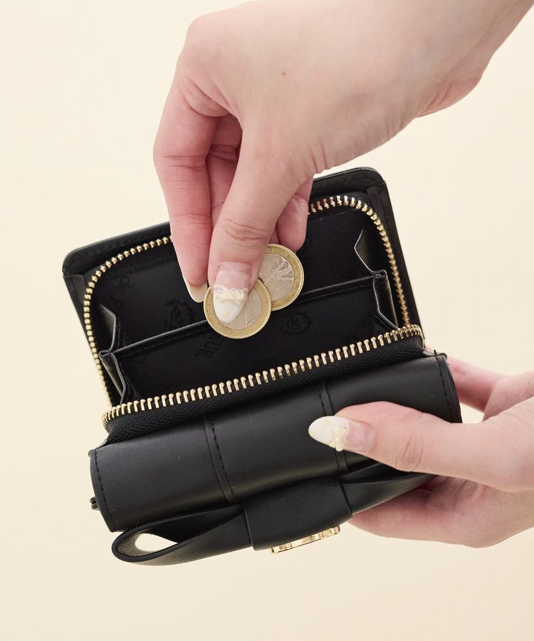 Maison de FLEUR「ベルトリボンミニウォレット」|財布|